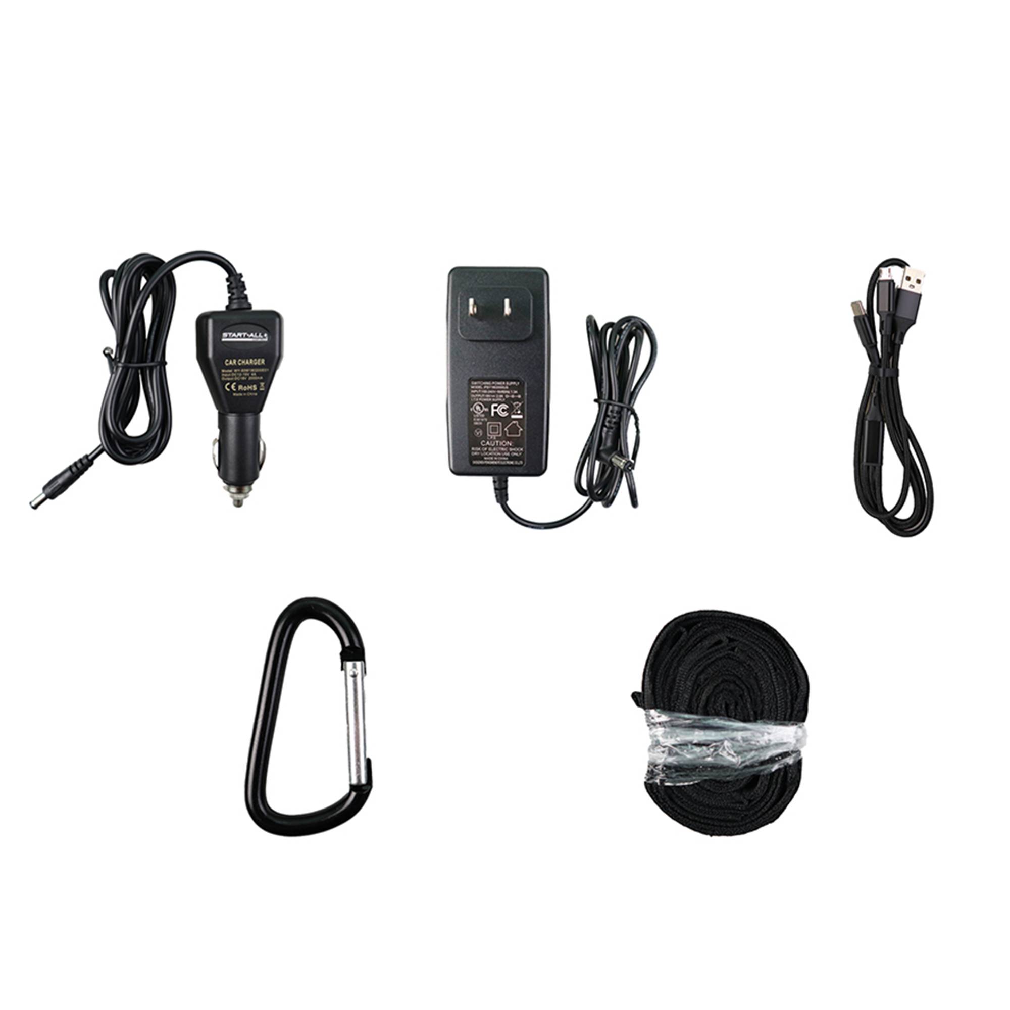 Tragbare Batterie PNI JS8000 für den Notstart von Autos, 12 V/24 Starthilfe, 80.000 mAh, 296 Wh