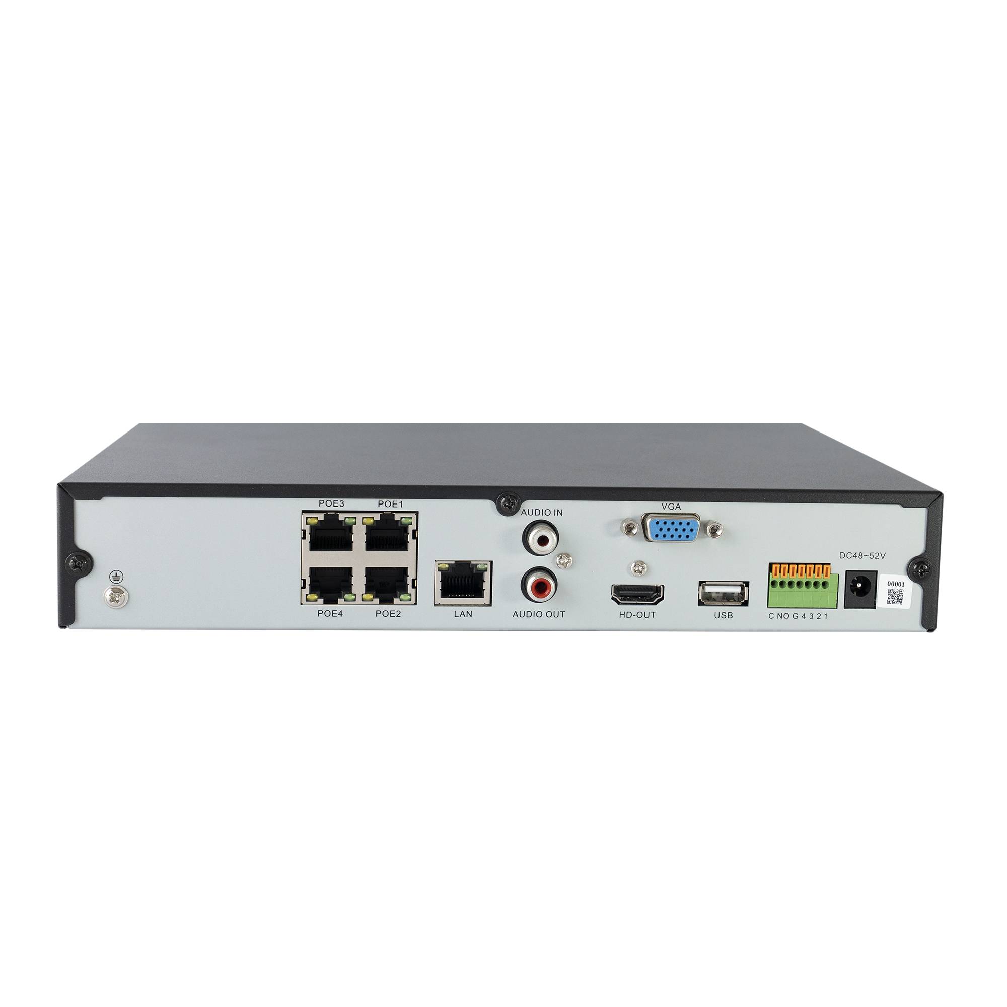 PNI House IPMAX POE22S Videoüberwachungsset, NVR und 4 Bullet-Kameras mit 4 MP