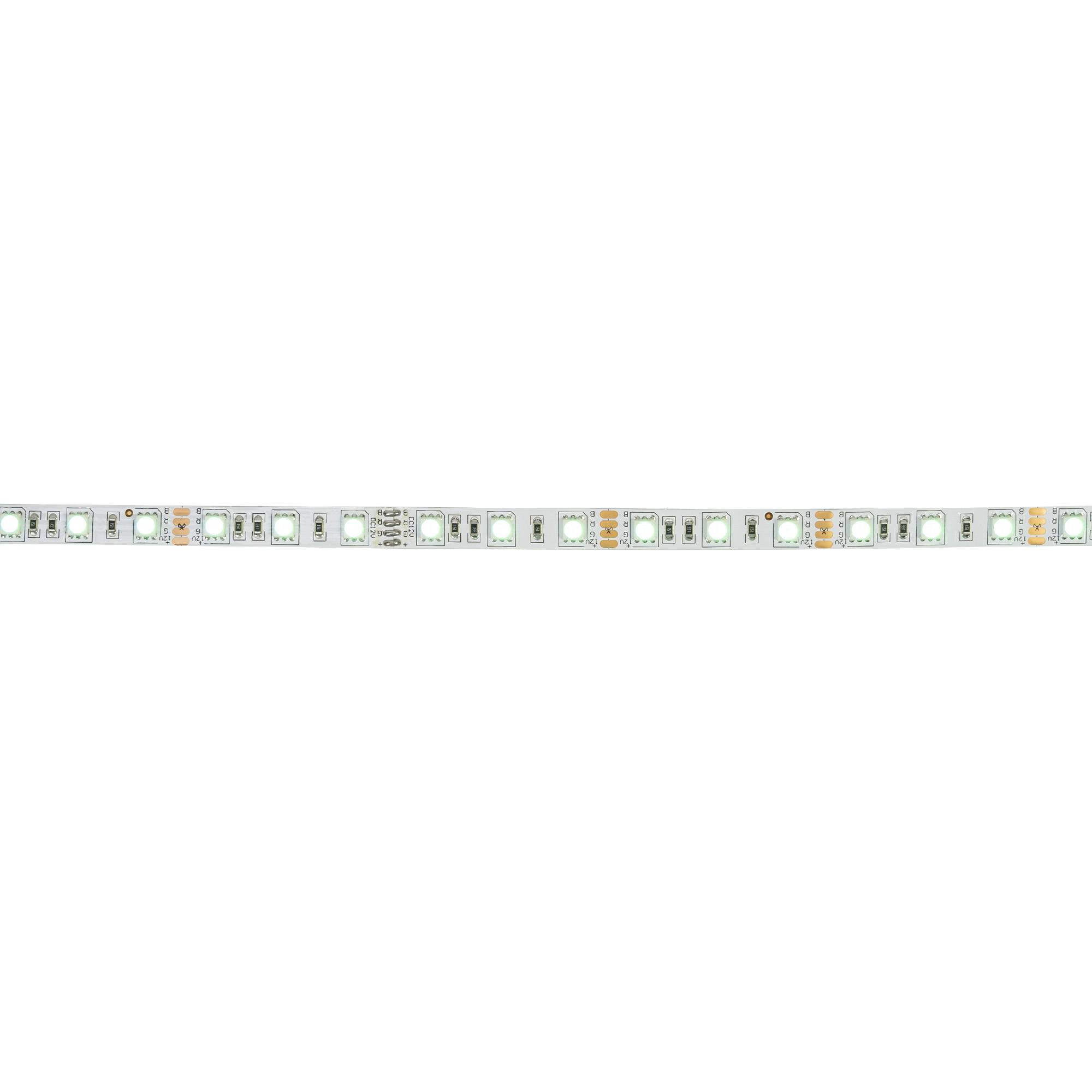 PNI 5050RGB LED-Streifen, 300 LEDs, RGB, dimmbar, Lichtspiele, 5 Meter, IP20, Fernbedienung, 230V Netzteil inklusive