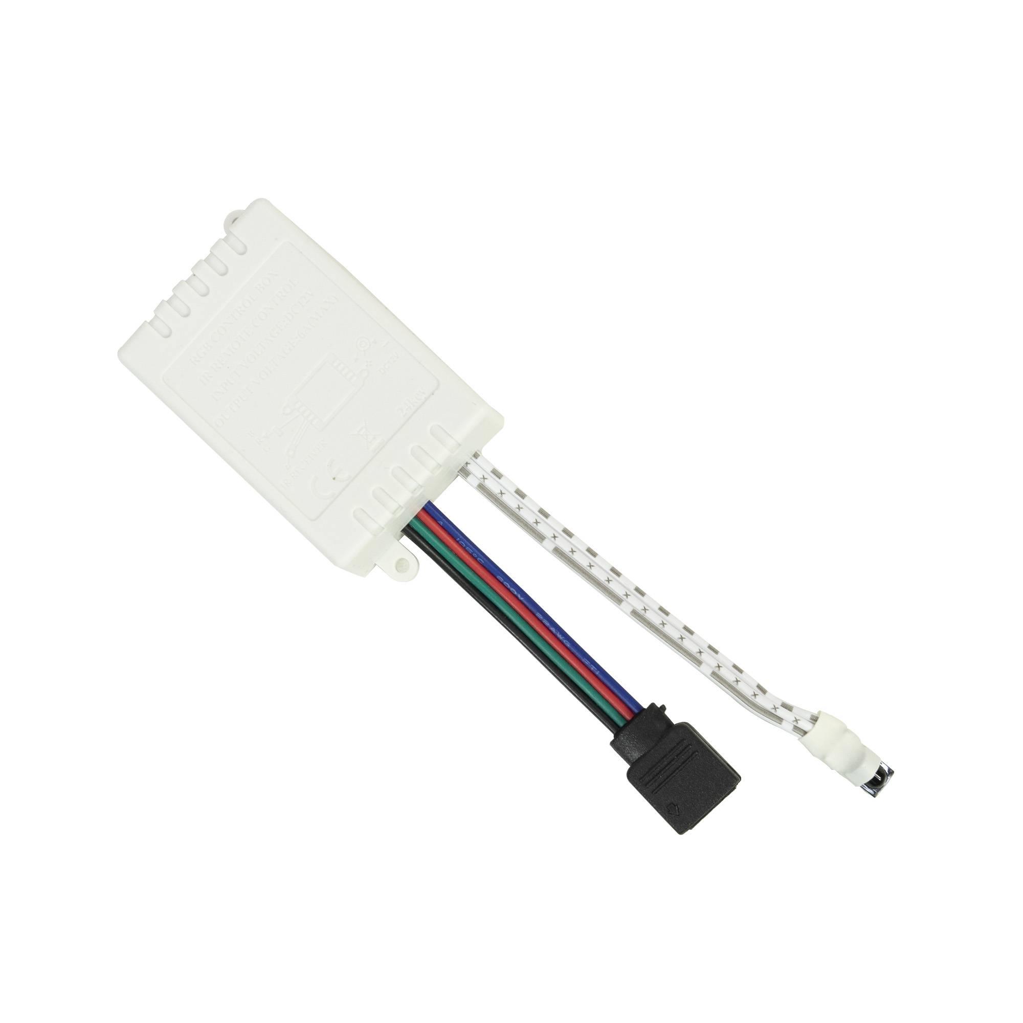 PNI 2835RGB LED-Streifen, RGB, IP65, Silikon, Länge 5 Meter, mit Fernbedienung, 230 V Netzteil, dimmbar, Lichtspiele, 270 LEDs Typ 2835, 12W
