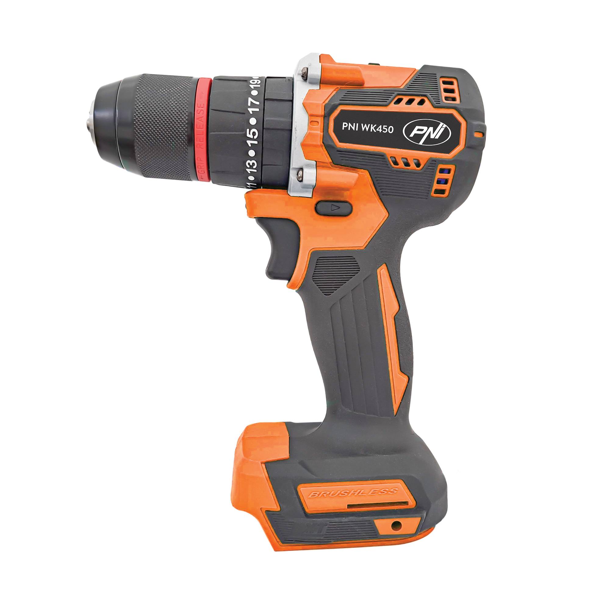 Elektrowerkzeugset PNI WK450 mit 2 Akkus 18V 5,0Ah, Ladegerät inklusive, bürstenlos