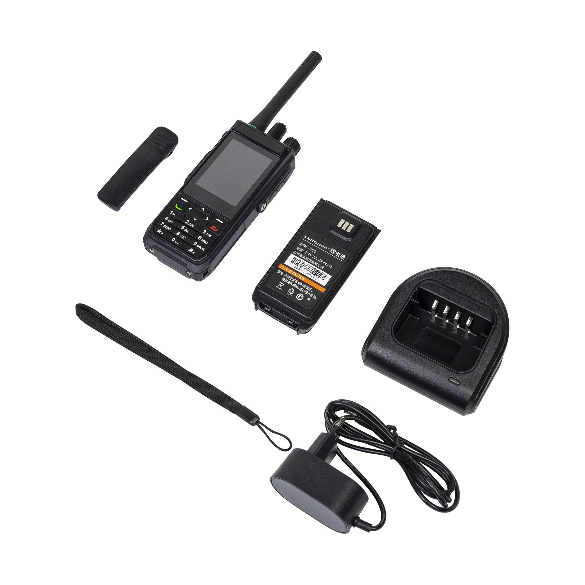 Tragbarer UHF-Radiosender PNI AP25, DMR, 500 CH, 2450 mAh, analoger und digitaler Modus, IP67