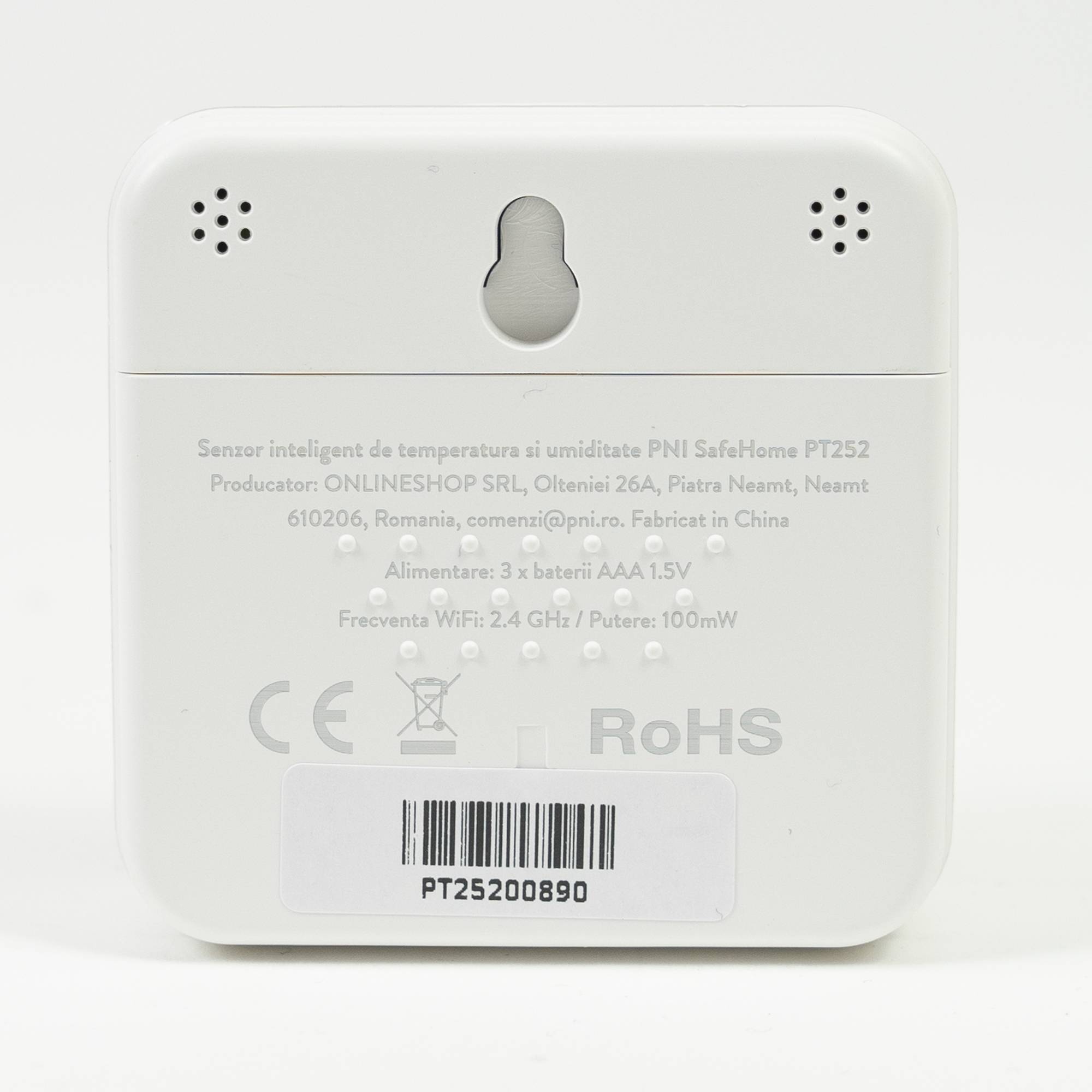 Intelligenter Temperatur- und Feuchtigkeitssensor PNI SafeHome PT252 WiFi Tuya Smart mobile Anwendung