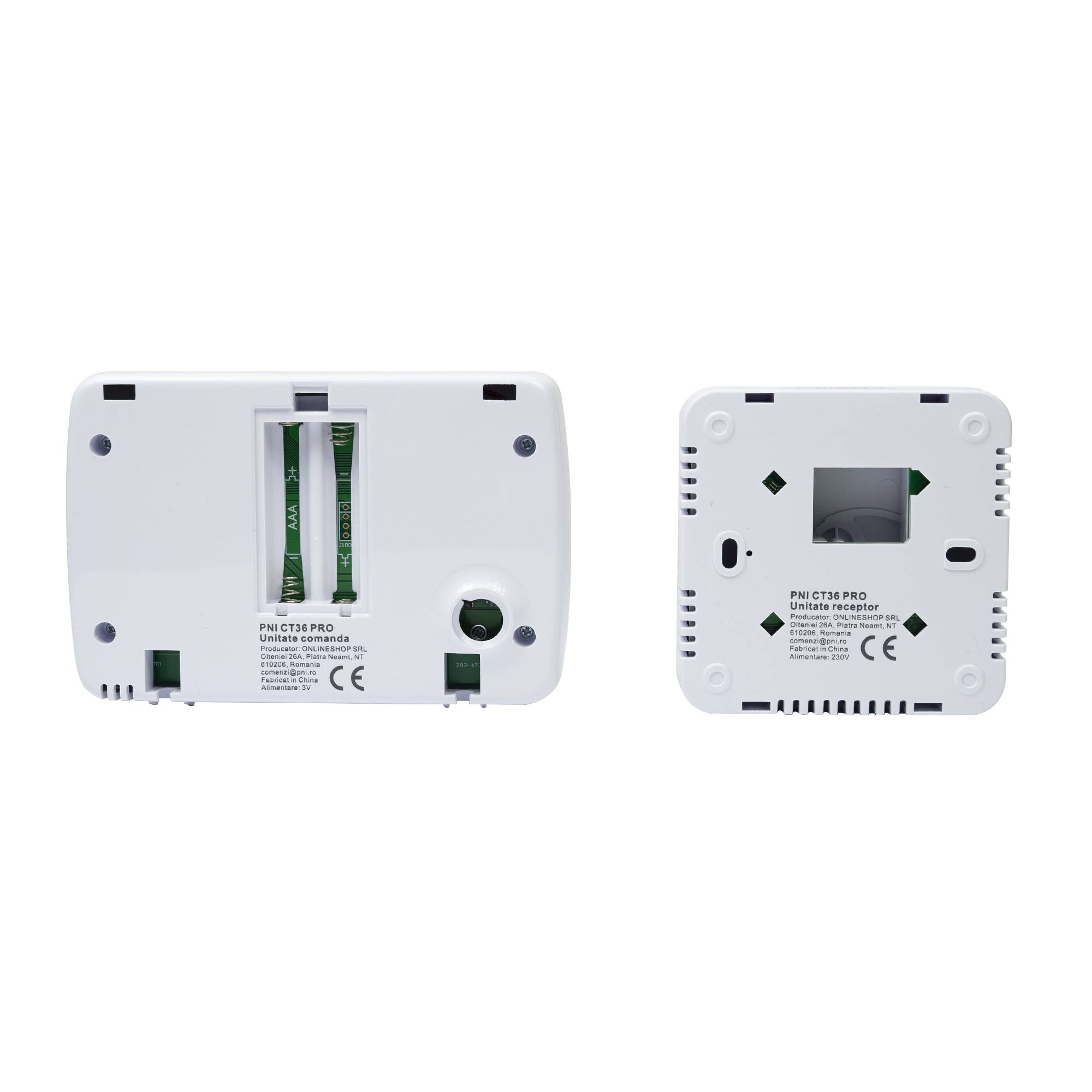 PNI CT36 PRO drahtloses intelligentes Thermostat, ± Hysterese 0,1 °C WiFi 2,4 GHz, TuyaSmart APP Internetsteuerung, Winter-Sommer-Modus, zum Heizen