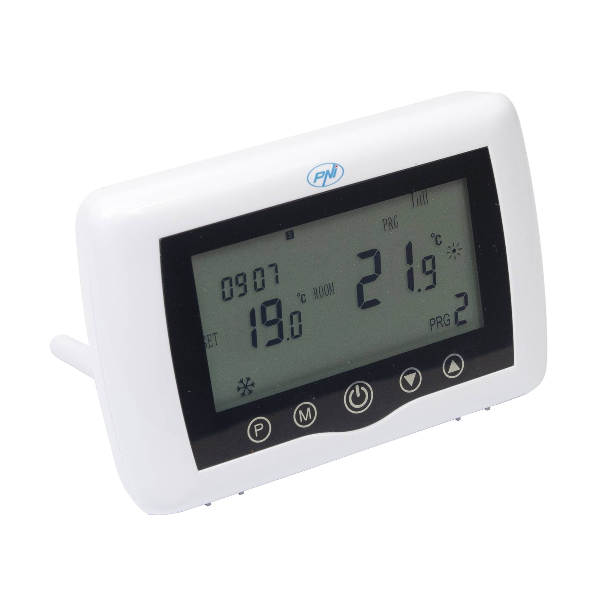 Smart Thermostat PNI CT36 drahtlos, mit WiFi, Internetsteuerung, für Wärmekraftwerke, APP TuyaSmart
