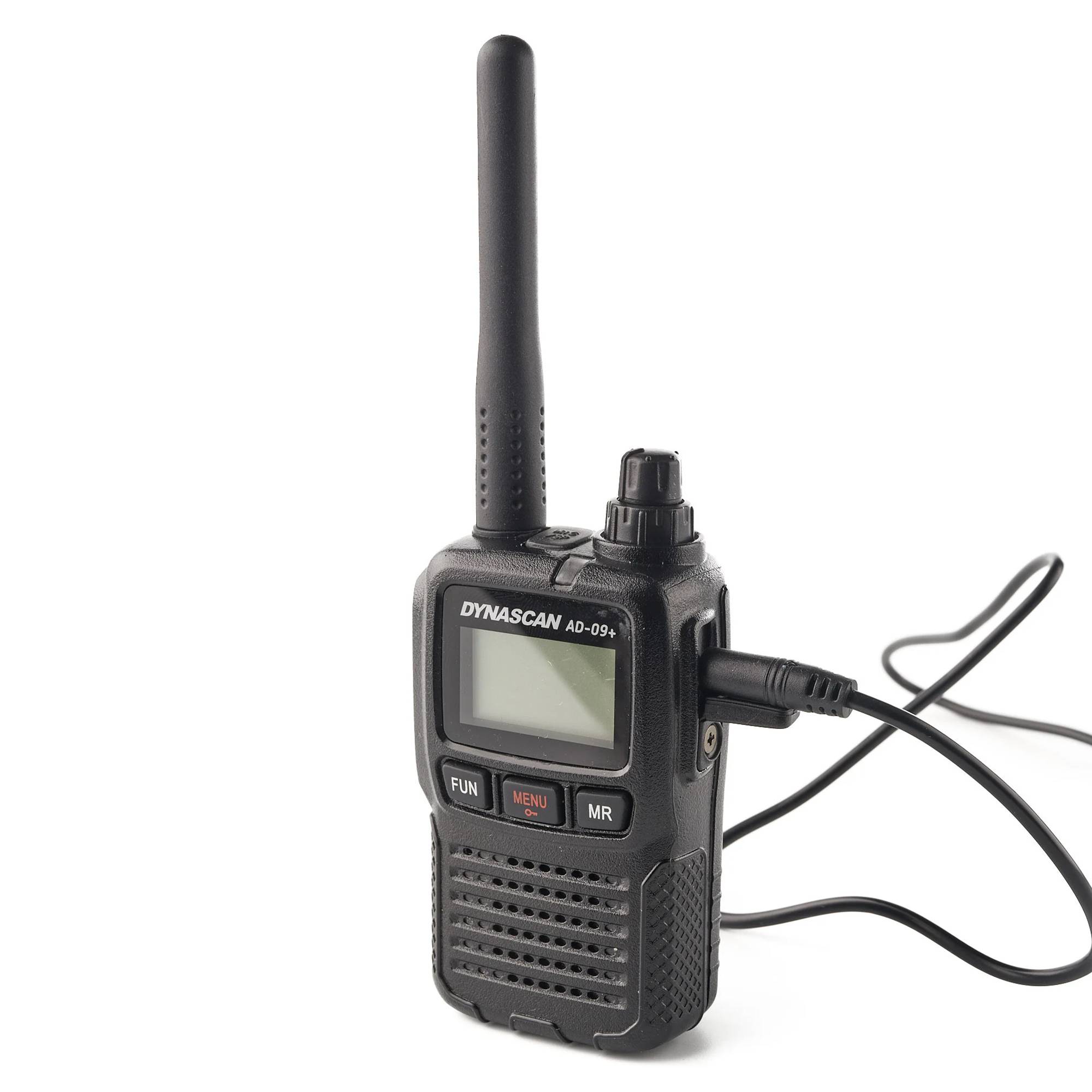 Tragbarer Radiosender PMR PNI Dynascan AD-09+, 446 MHz, 0,5 W, 16 CH, Set mit 2 BC