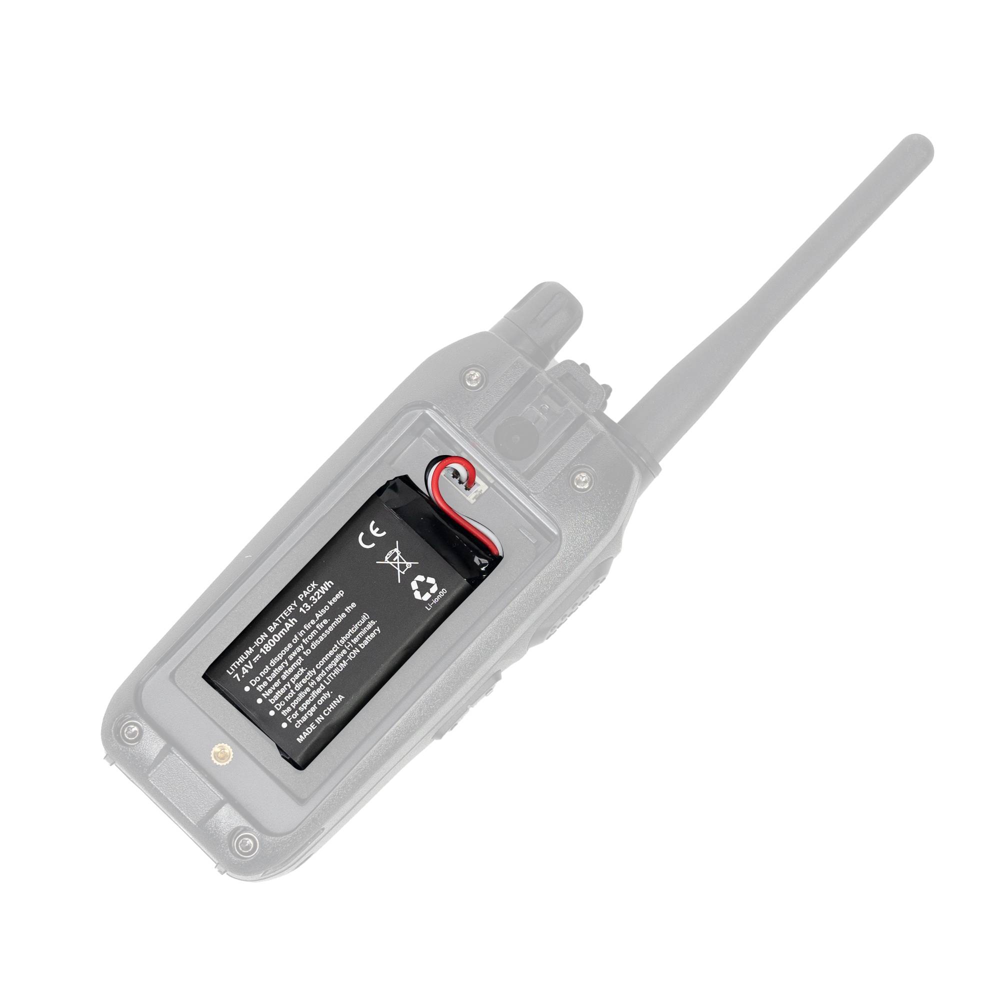 Ersatzakku PNI R70, 7,4 V, 1800 mAh, Li-Ion, für den Radiosender PNI PMR R70 PRO
