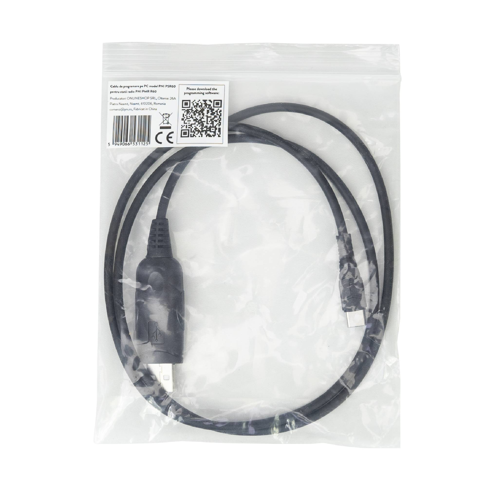 PNI PSR60 PC-Programmierkabel für PNI PMR R60, PNI DMR R45 Funkstationen