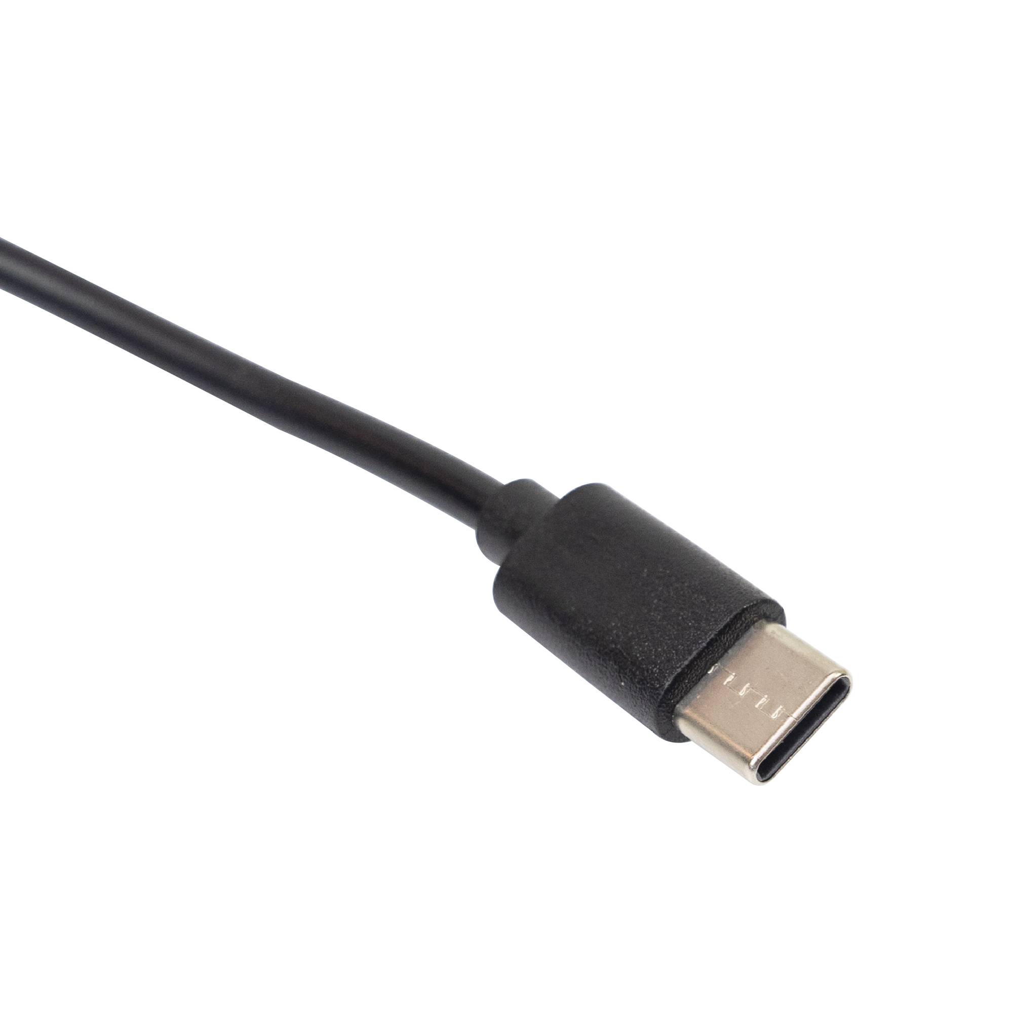 PNI-Autoladegerät mit USB-C-Stecker 12 V/24 V – 5 V, für Auto-DVR, Kabellänge 3,5 m