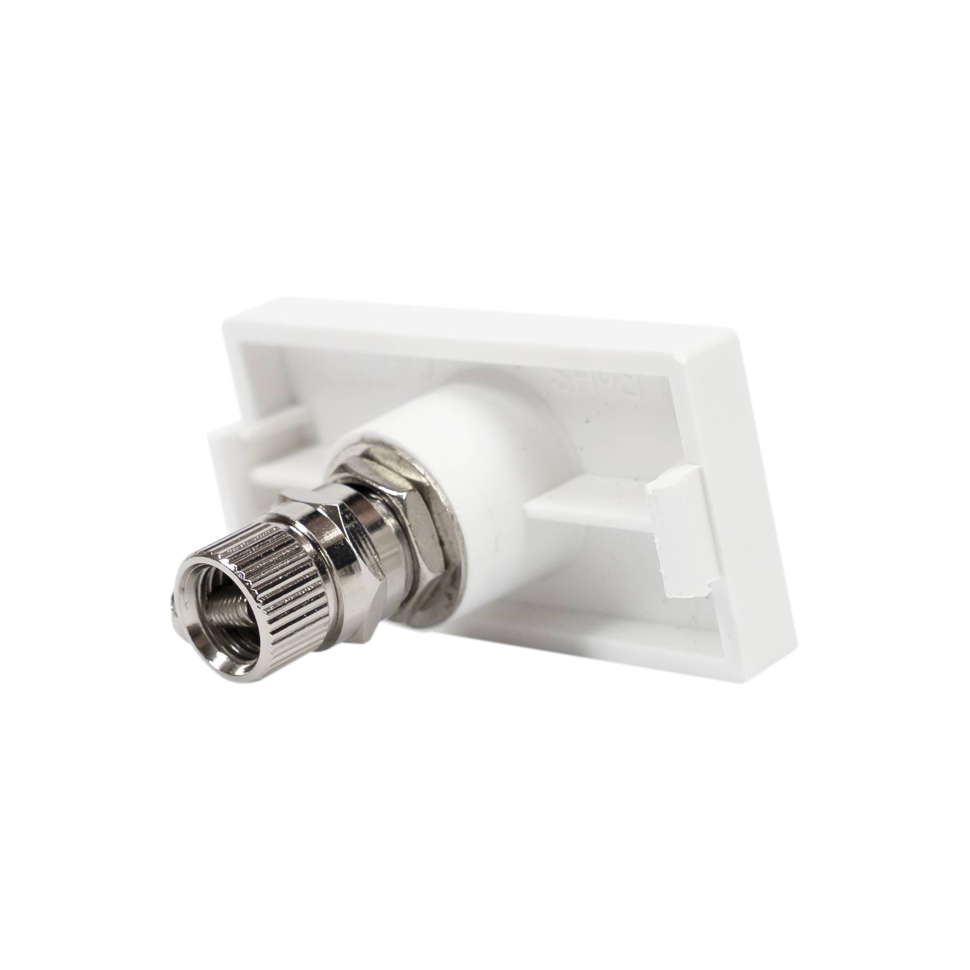 TV-Steckdose PNI TV10, modular, Einbau, Typ F 1/2, für Glasrahmen RM101W, RM202W