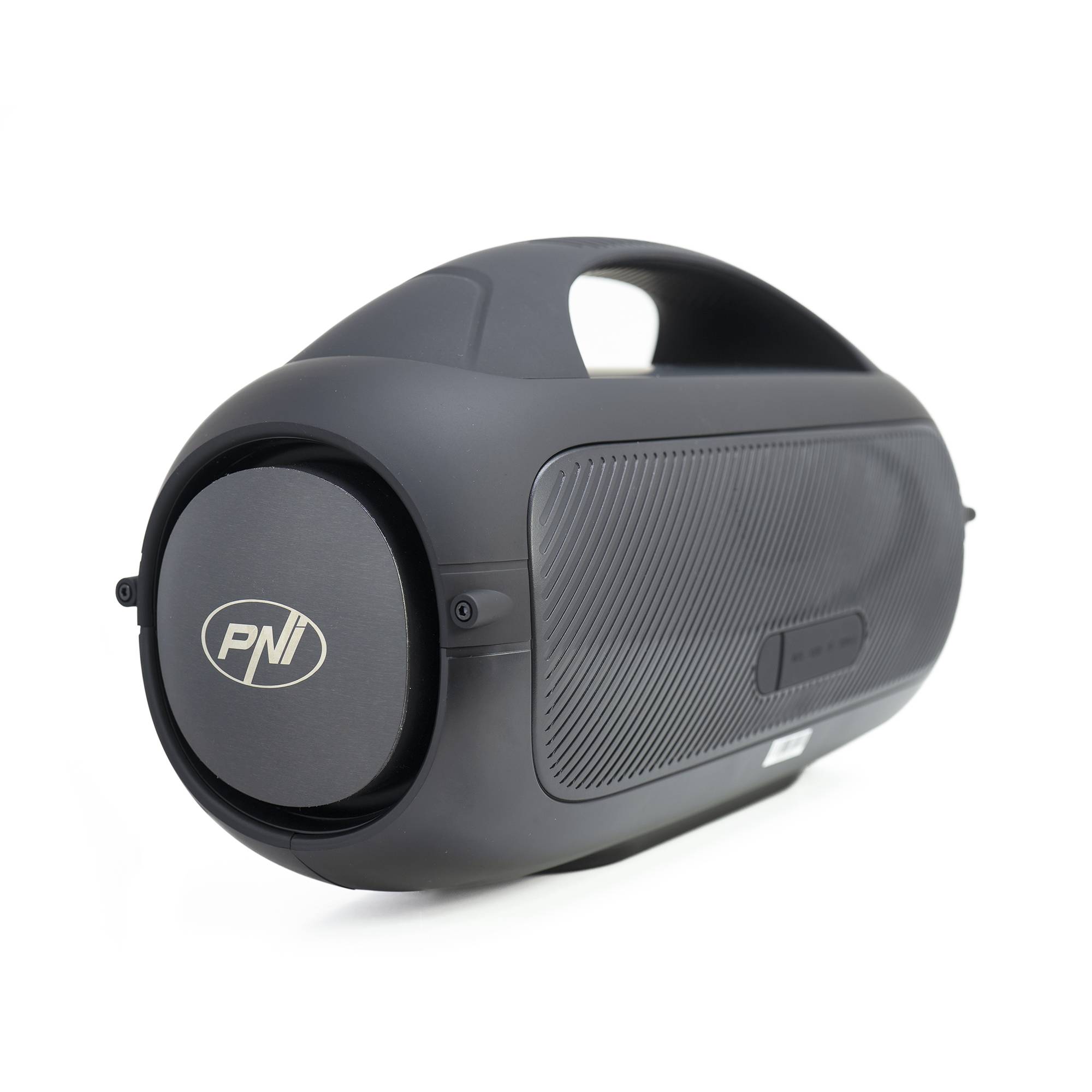 Tragbarer Lautsprecher PNI FunBox BT600, mit Bluetooth, 65 W, MP3-Player, Kartenleser, USB, kabelloses Mikrofon, 4400-mAh-Akku, IPX4