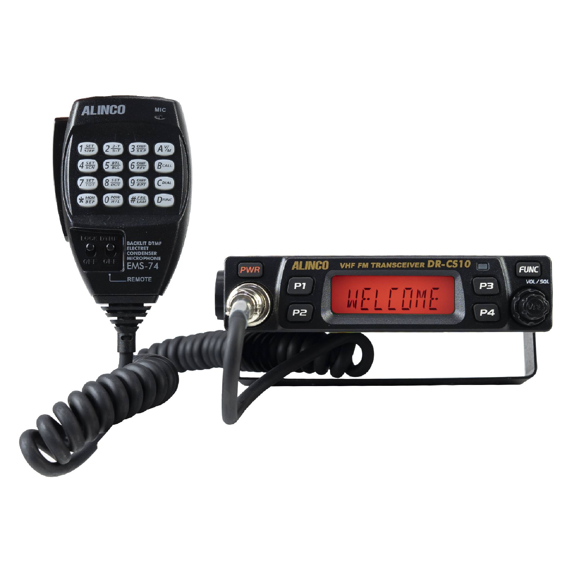 UKW-Radiosender PNI Alinco DR-CS-10, 136-174 MHz, 200 Kanäle, DMTF, 13,8 V