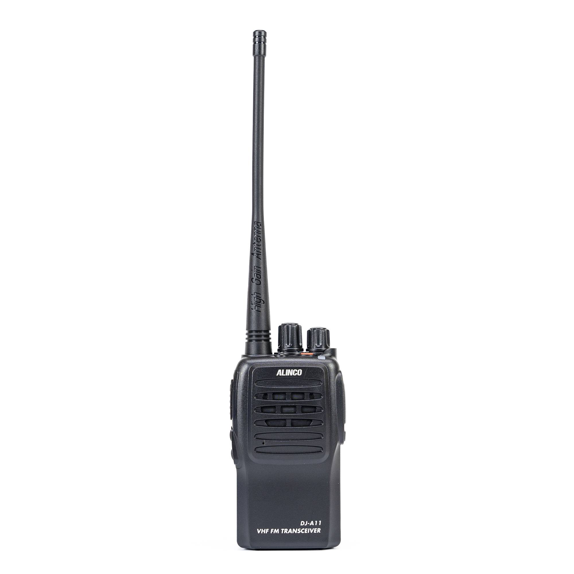 Tragbarer UKW-Radiosender PNI Alinco DJ-A-11-E, 136-174 MHz, VOX, Squelch, Compander, 1500-mAh-Akku, CTCSS/DCS