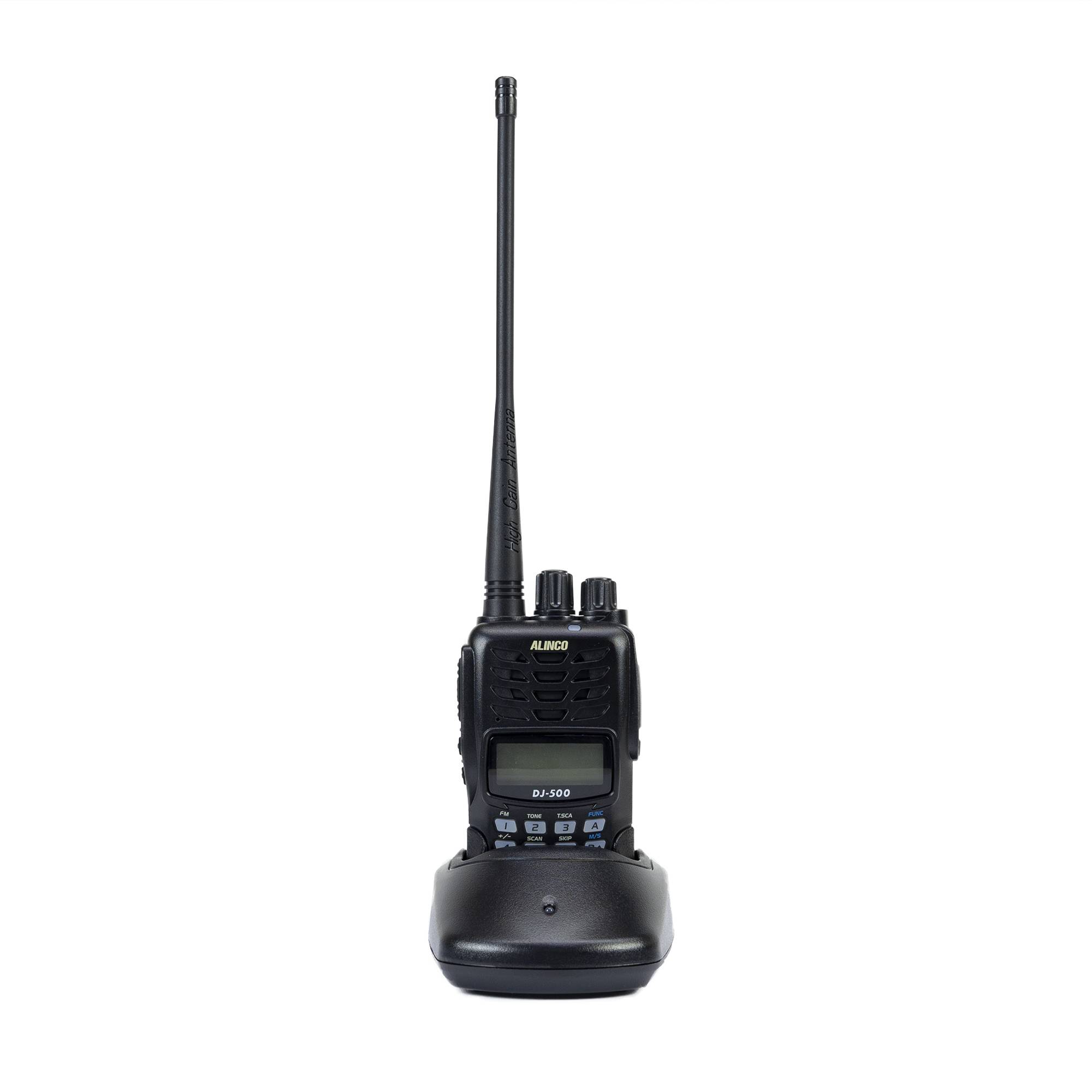 Tragbarer VHF/UHF-Radiosender PNI Alinco DJ-500-E, einstellbare Leistung, 200 CH, 1500 mAh, Talk Around, VOX, TOT, CTCSS, DCS, UKW-Radio