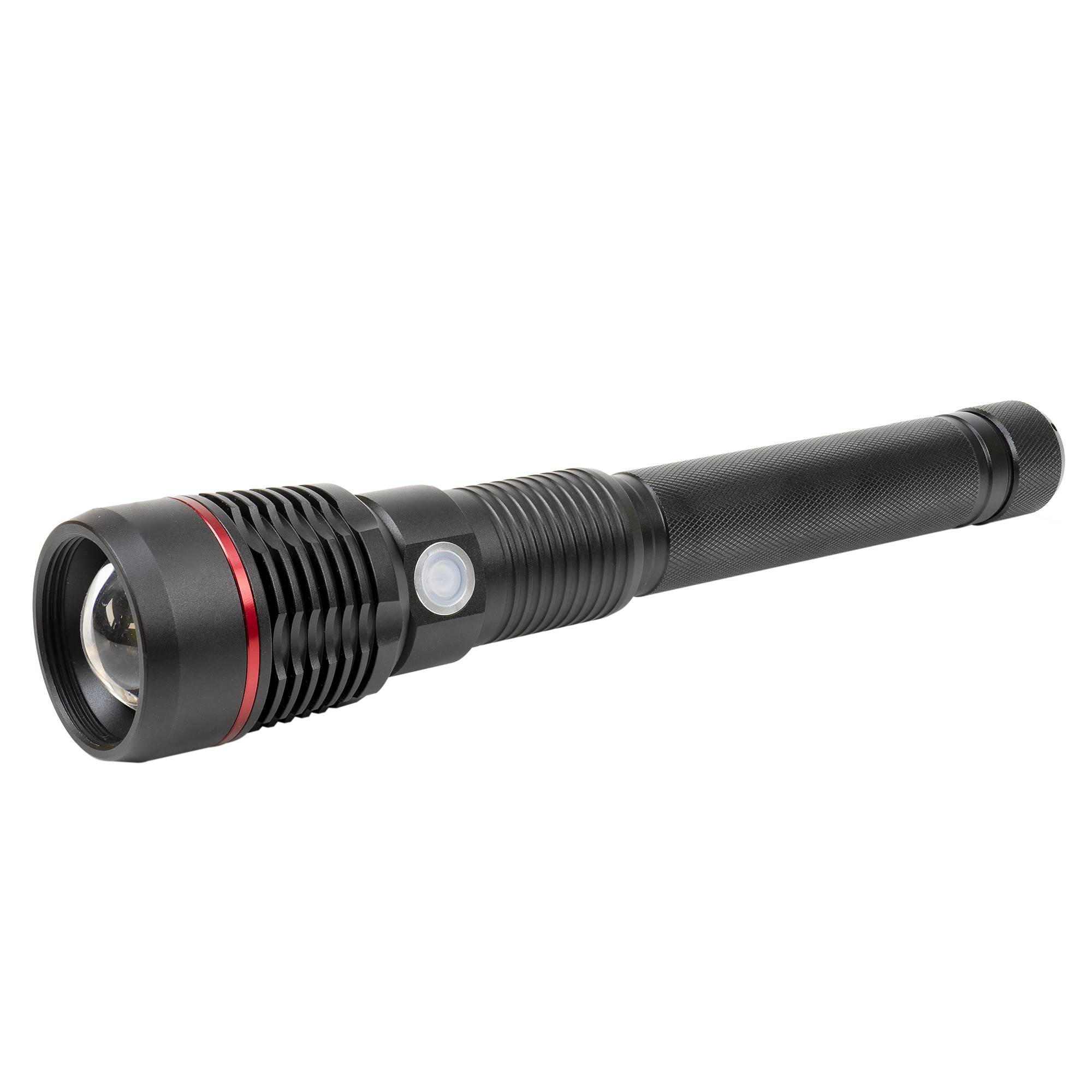 PNI Adventure F450 Aluminium-Taschenlampe mit Fokus und BOOST-Funktion, LED 20 W, 1500 lm bis zu 450 m, IPX5, Powerbank mit USB-Ausgang, Aufladun