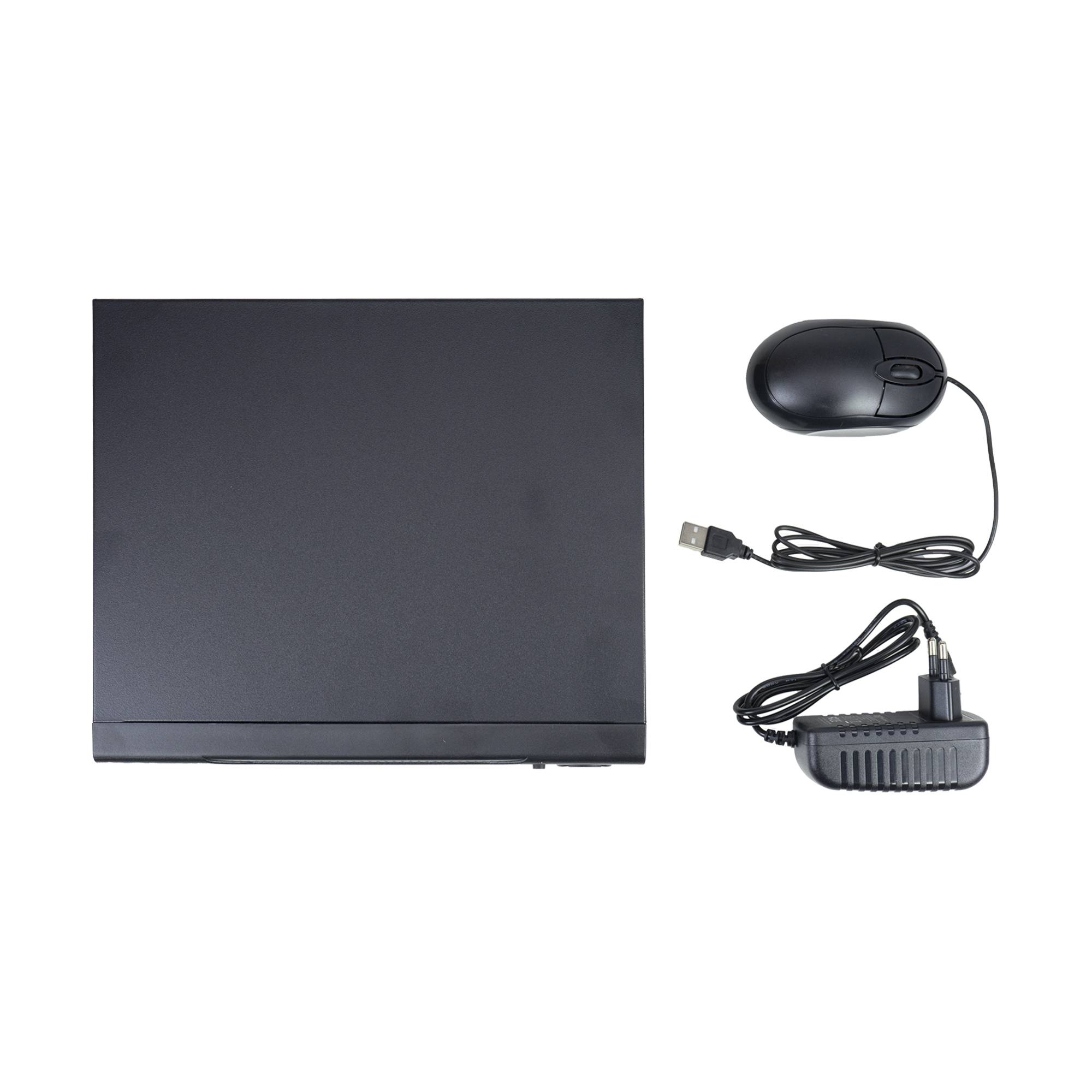 NVR PNI House IP716 Videoüberwachungspaket und 4 PNI IP52 Kameras mit IP, 2MP