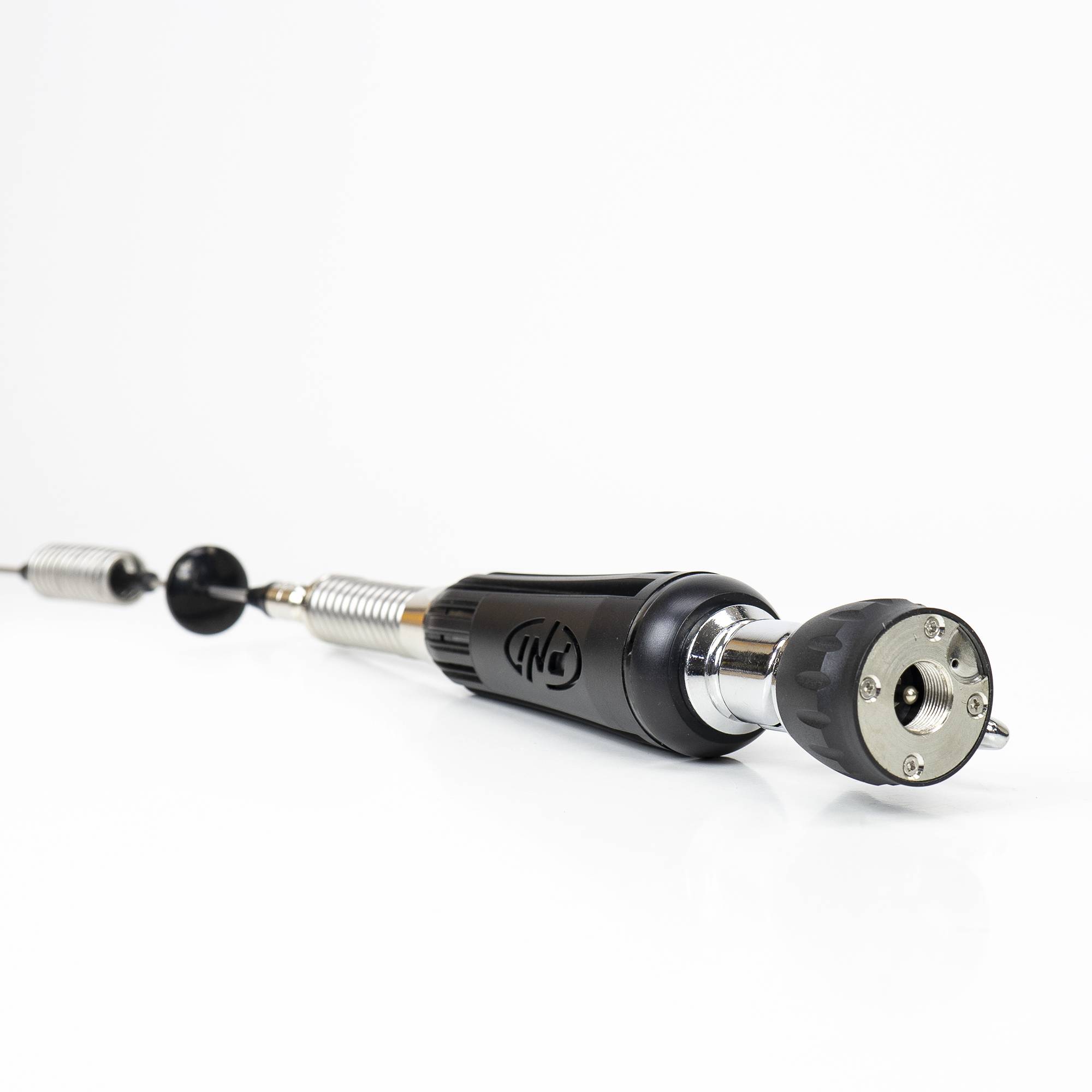 CB-Antenne PNI LED 850, 85 cm, 300 Watt, faltbar, leuchtet beim Senden und PNI T601 Befestigungskabel