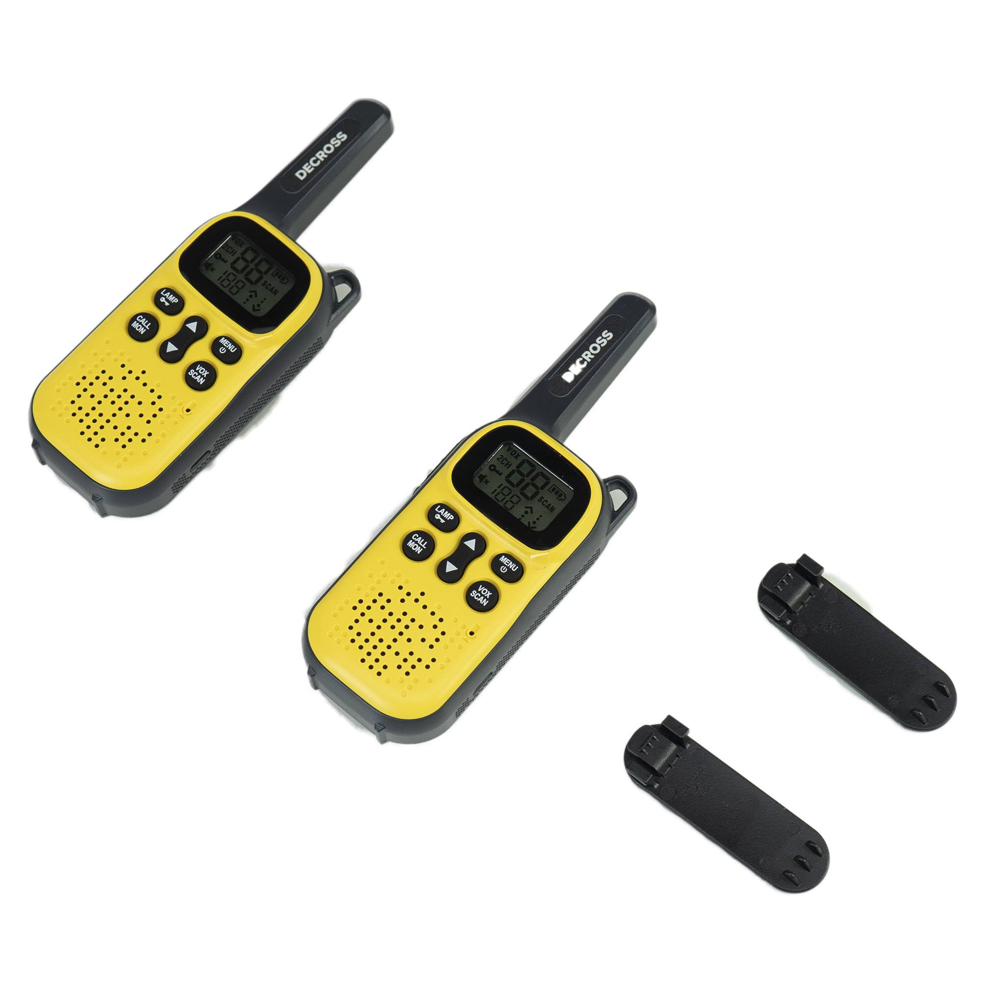 Tragbarer Radiosender PMR PNI Decross DC43, 446MHz, 0,5W, 16CH, Set mit 2 Stück
