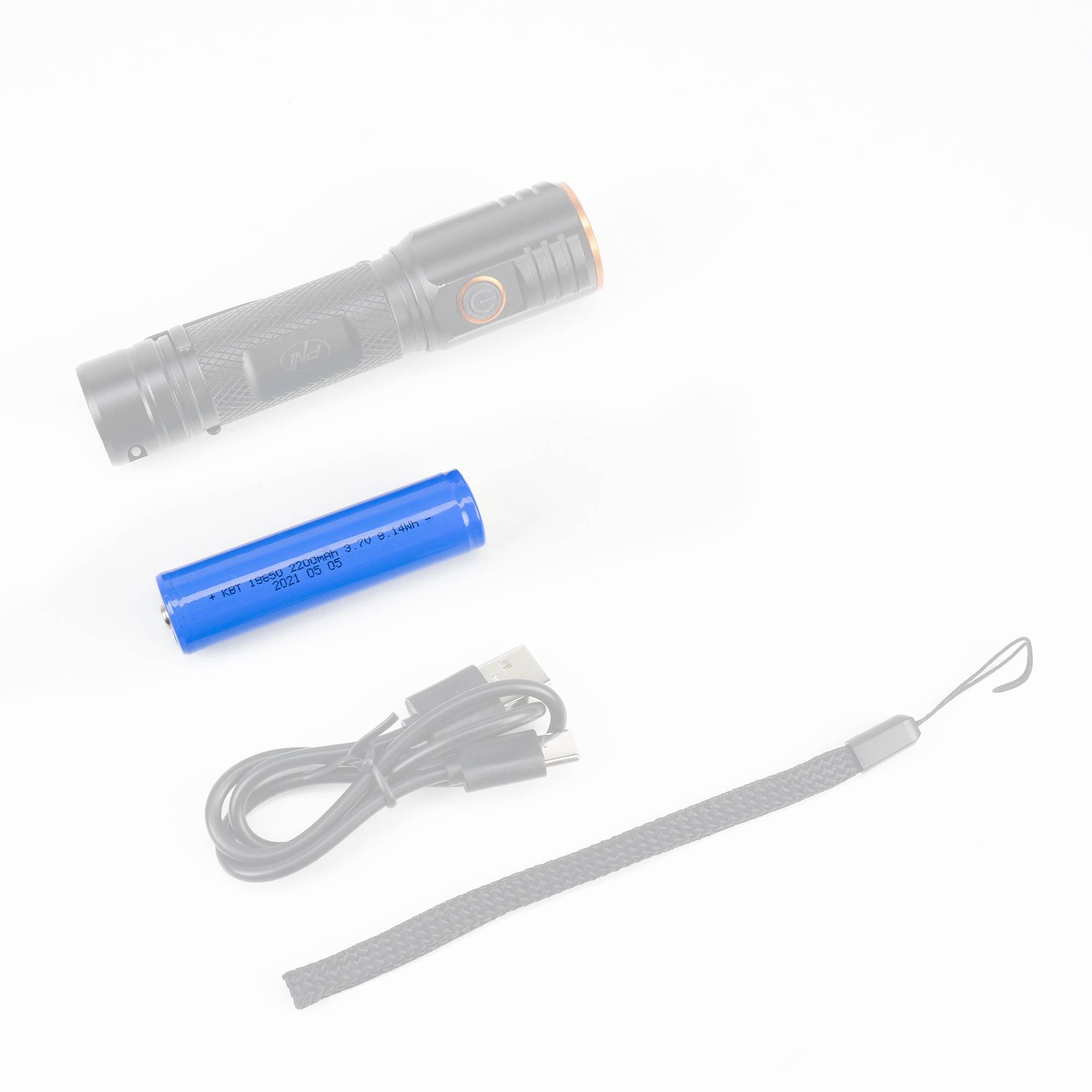 PNI 3,7V 2200mAh 18650 Akku für PNI Adventure F650 Taschenlampe