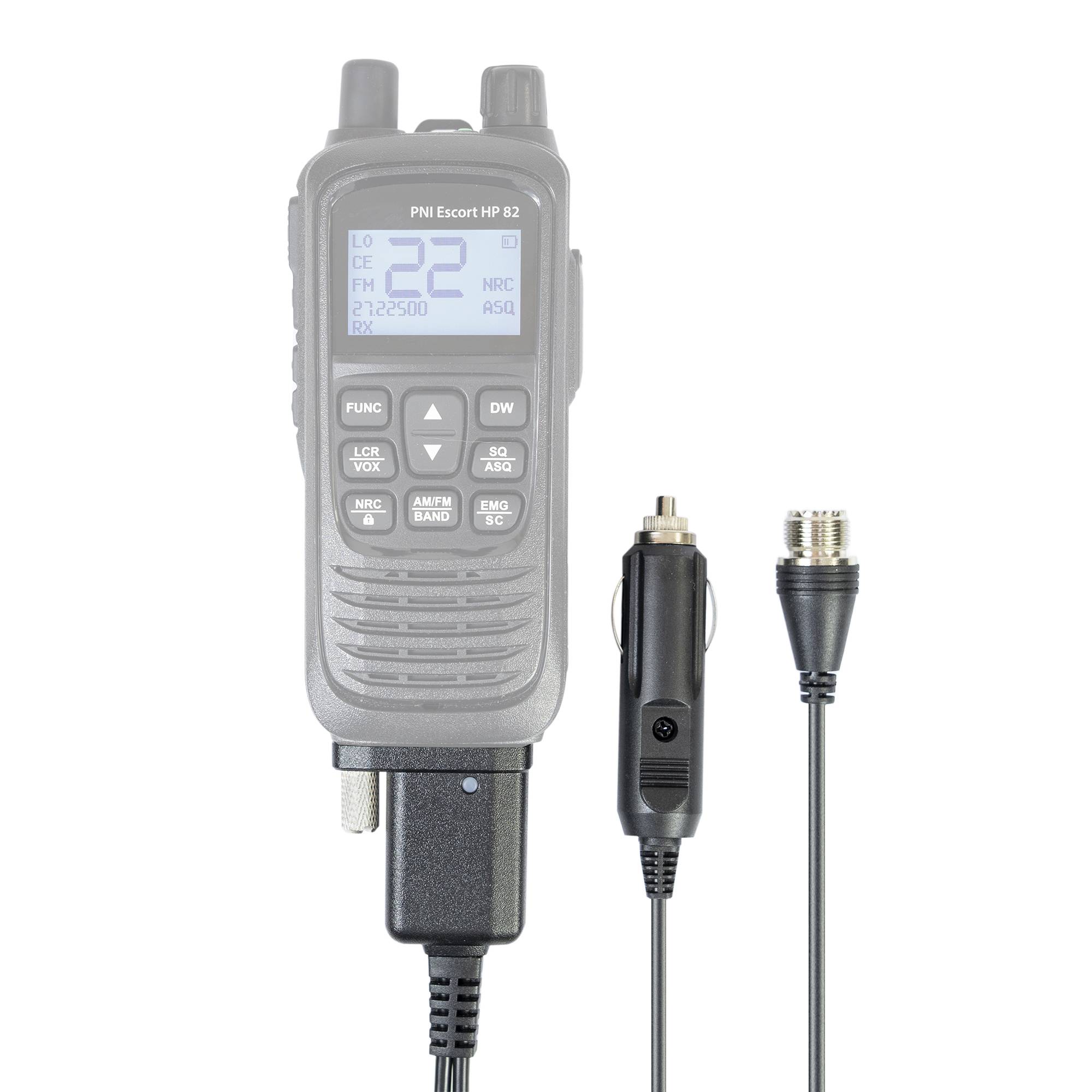 PNI-Adapter für 12-V-Stromversorgung und externe Antenne für PNI Escort HP 82
