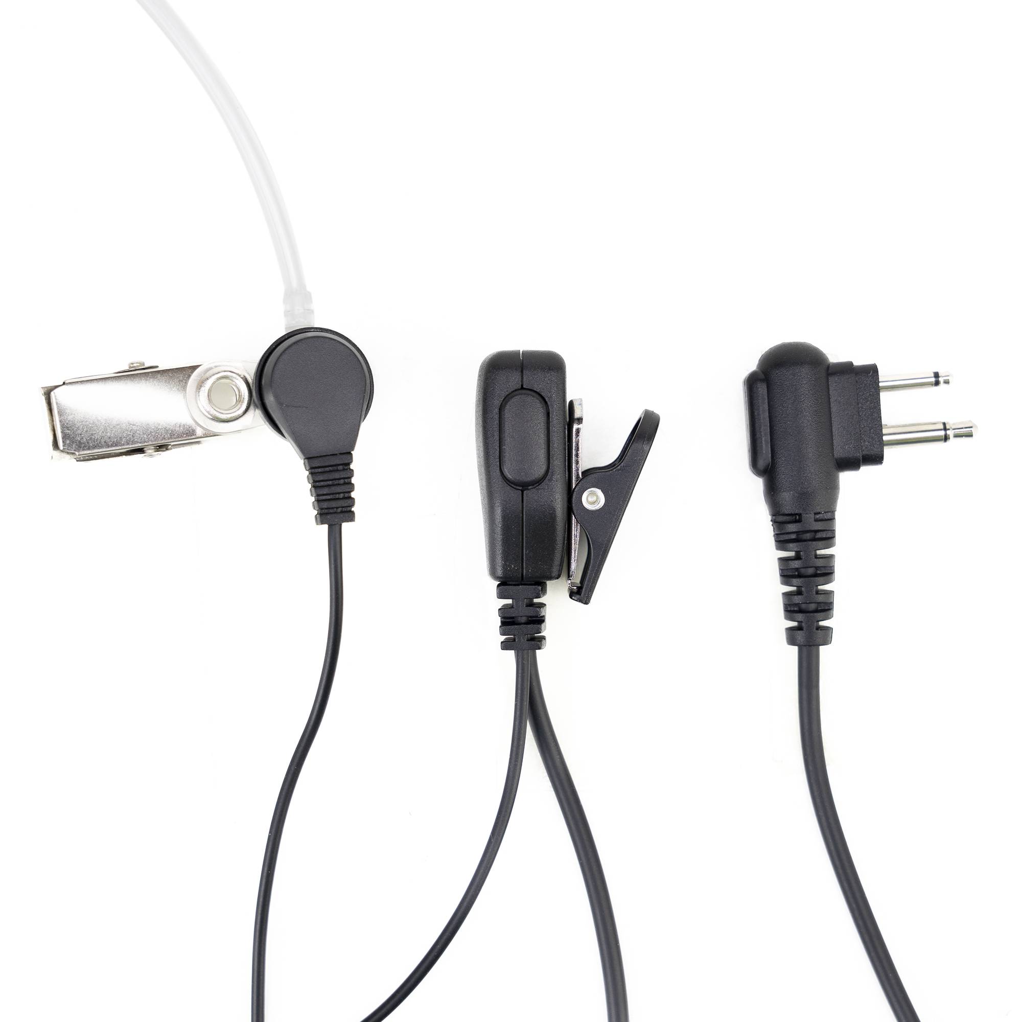 Kopfhörer mit Mikrofon und Schallschlauch PNI HM92 mit 2-poligem PNI-MT-Stecker