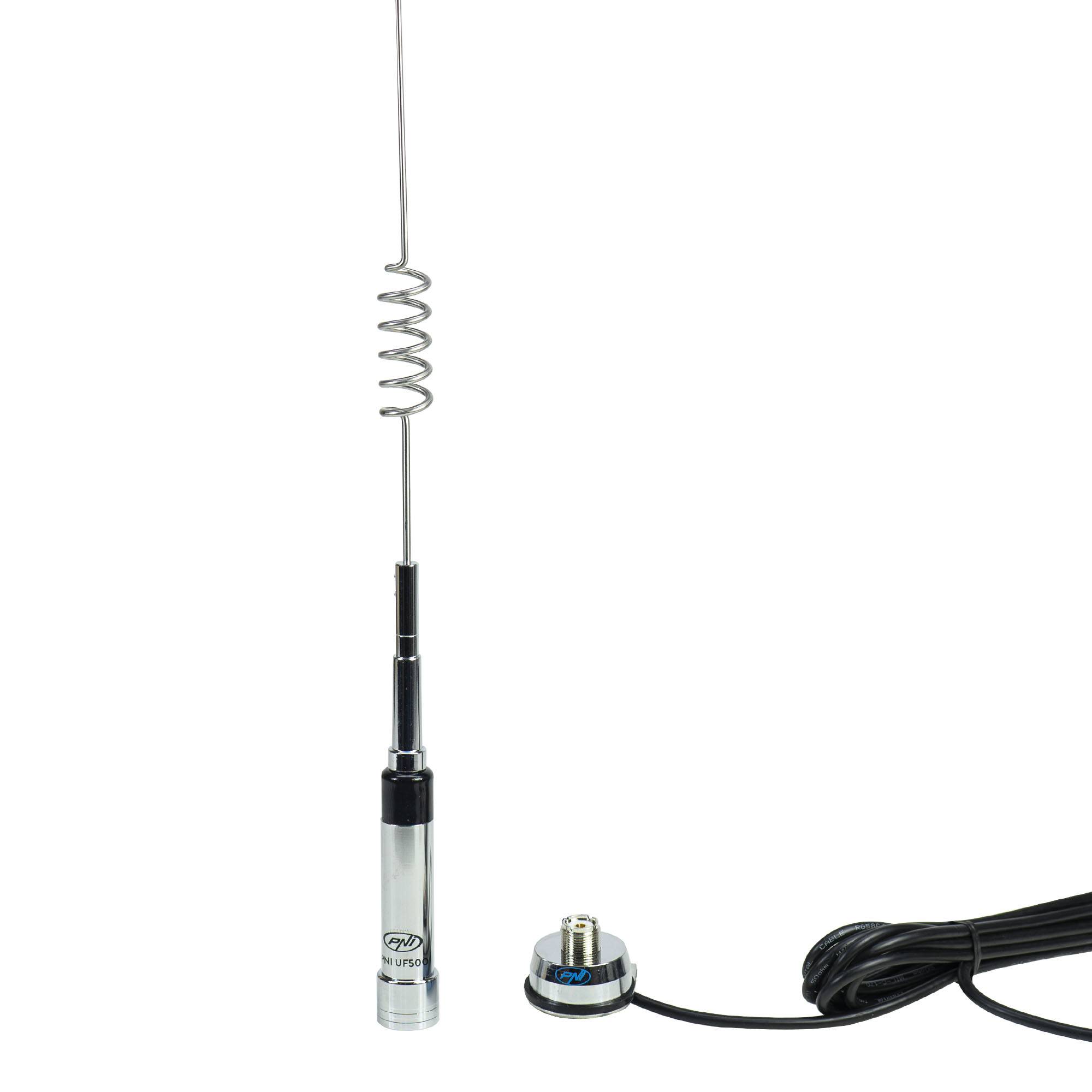 UHF-Antenne PNI UF500, 63 cm, 430-470 MHz, mit Kabel PNI T941