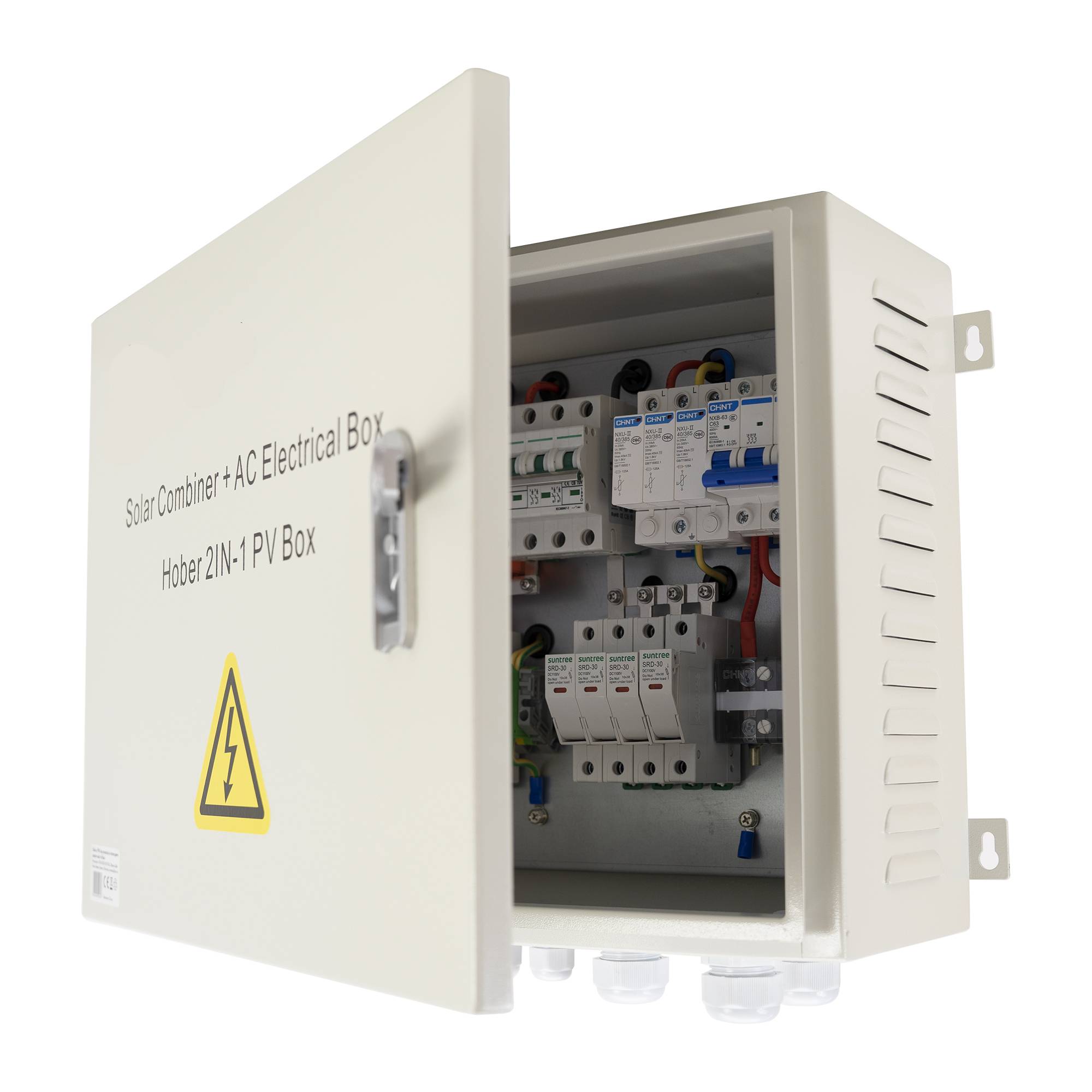 Schalttafel PNI CBT-3 zum Schutz und zur Unterbrechung des dreiphasigen Solarsystems AC DC Eingang 4 Strings, Ausgang 1 String