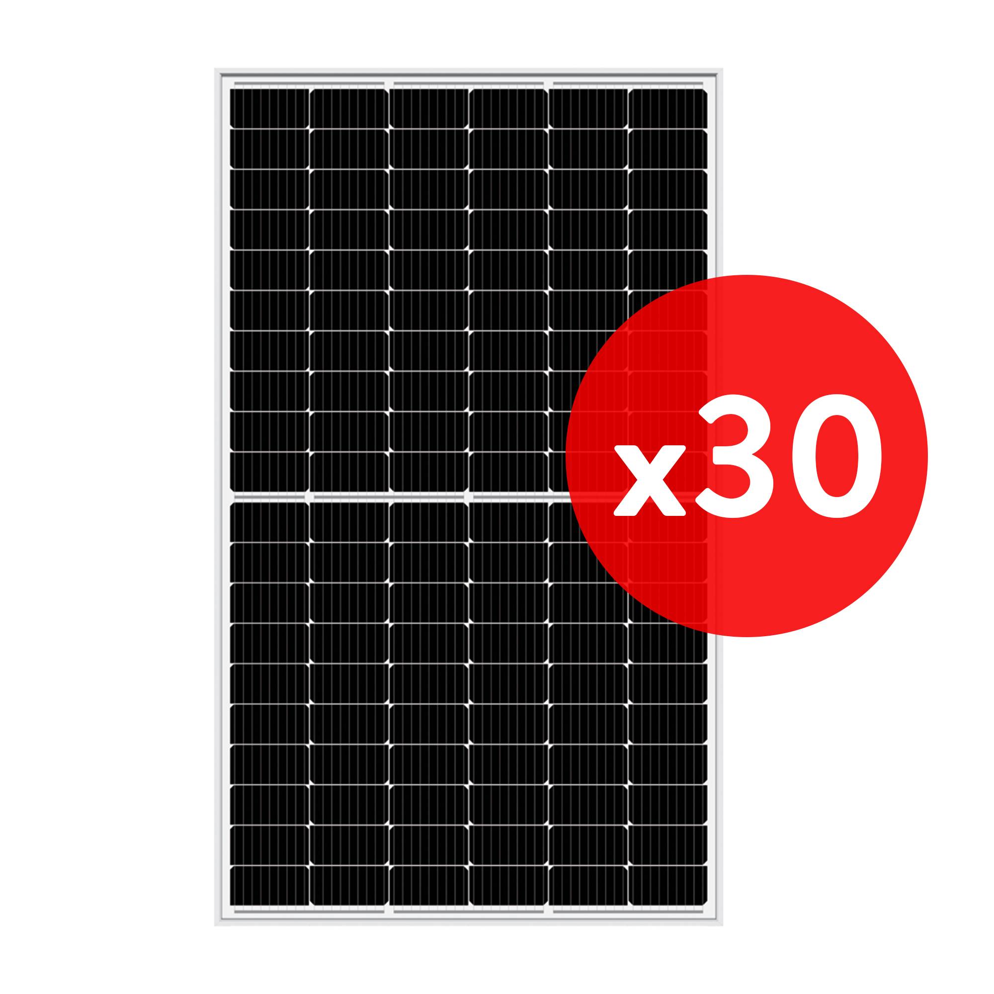 Komplette Palette 30 Stück Solar-Photovoltaik-Panel PNI Green House 370W monokristallin, 120 Zellen, 11A