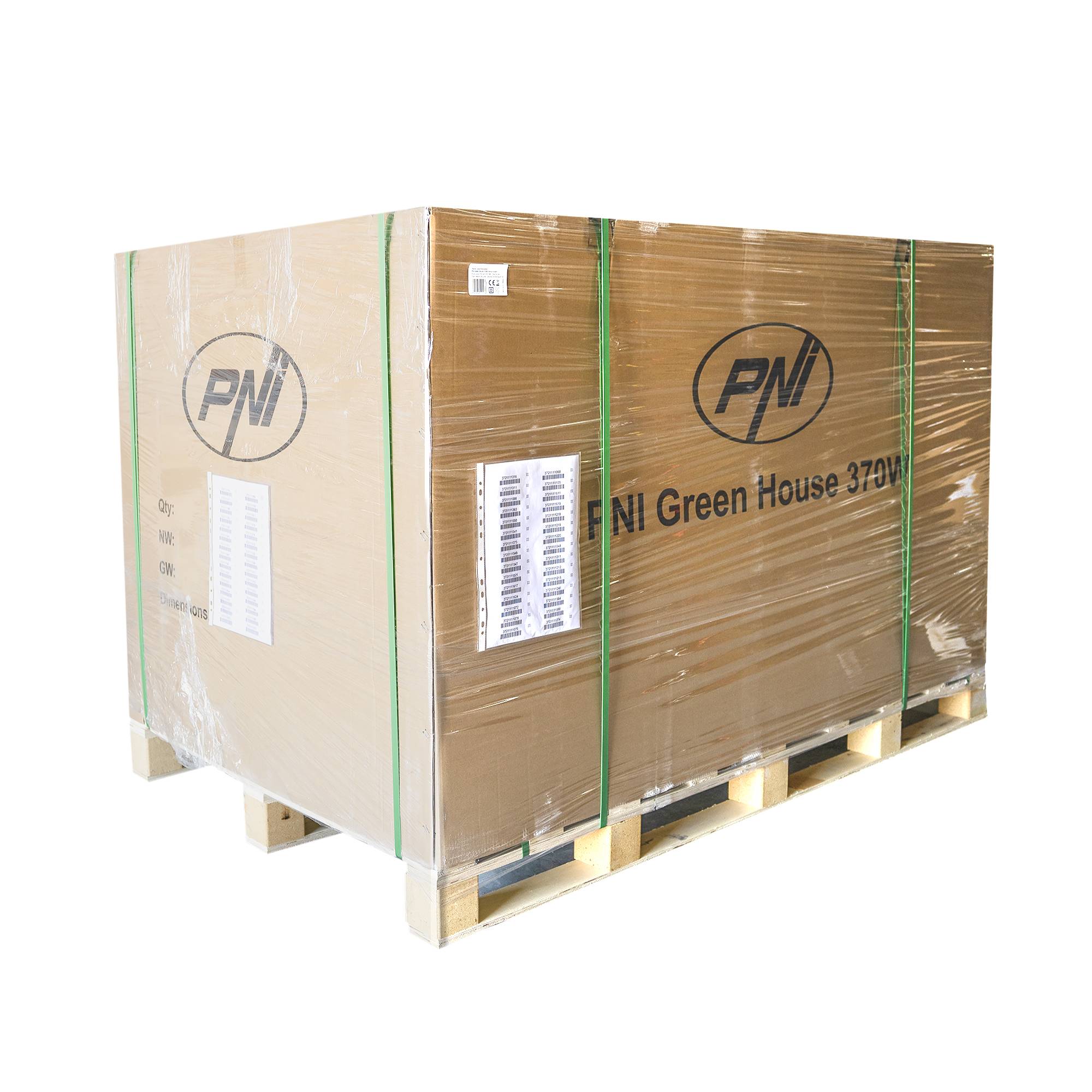 PNI Green House 370W monokristallines Photovoltaik-Solarmodul, 120 Zellen, 11A