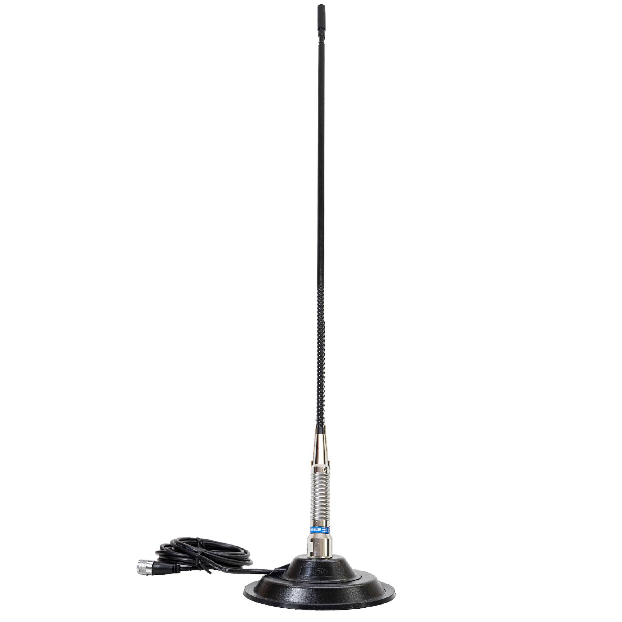 CB PNI ML90 Antenne 26-30MHz, 75cm, 150W, inklusive Magnetfuß 145cm