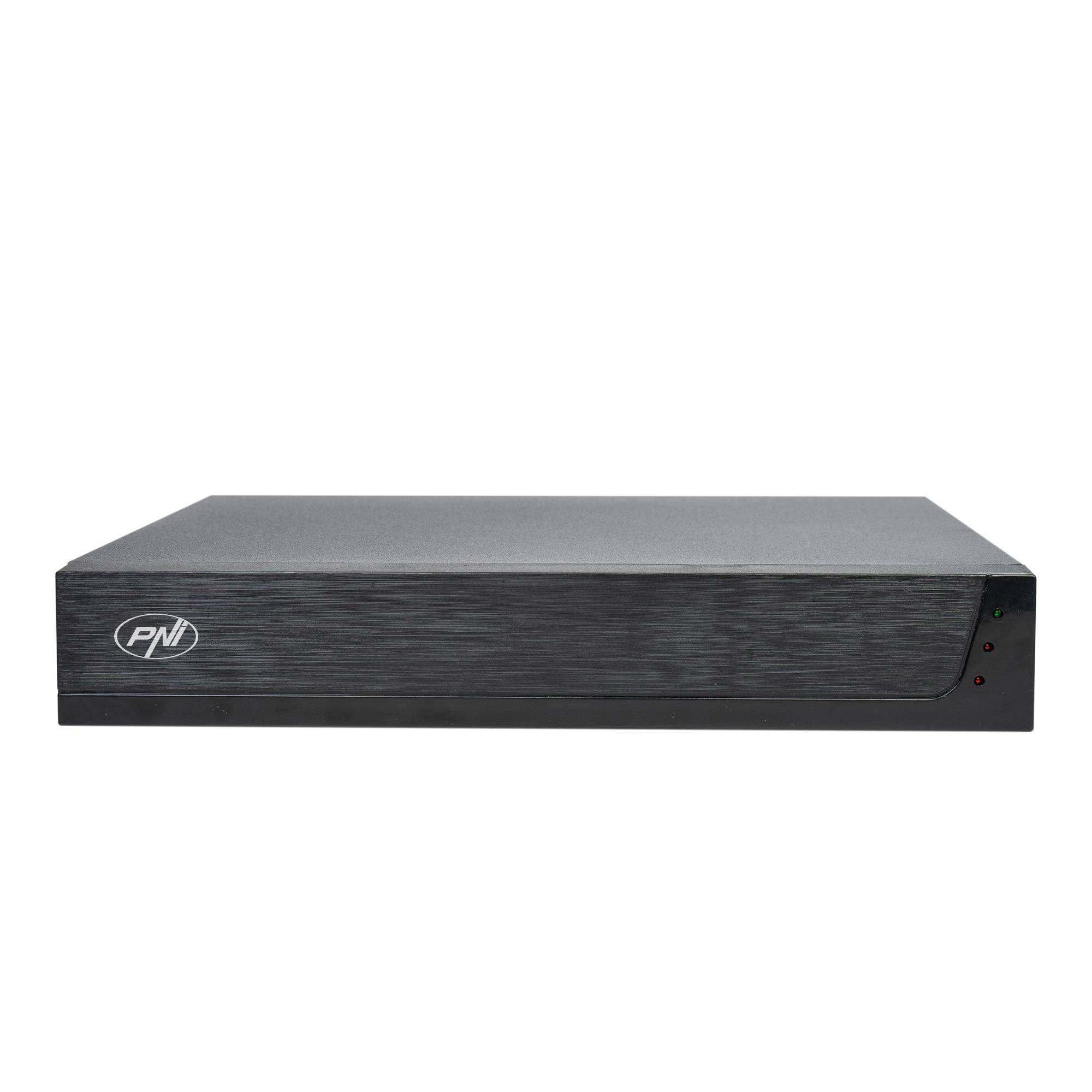 PNI House IPMAX POE 3 Videoüberwachungskit, NVR mit 4 POE-Ports, ONVIF und 4 Kameras mit IP 3MP, Outdoor, Power over Ethernet, Chiperkennung