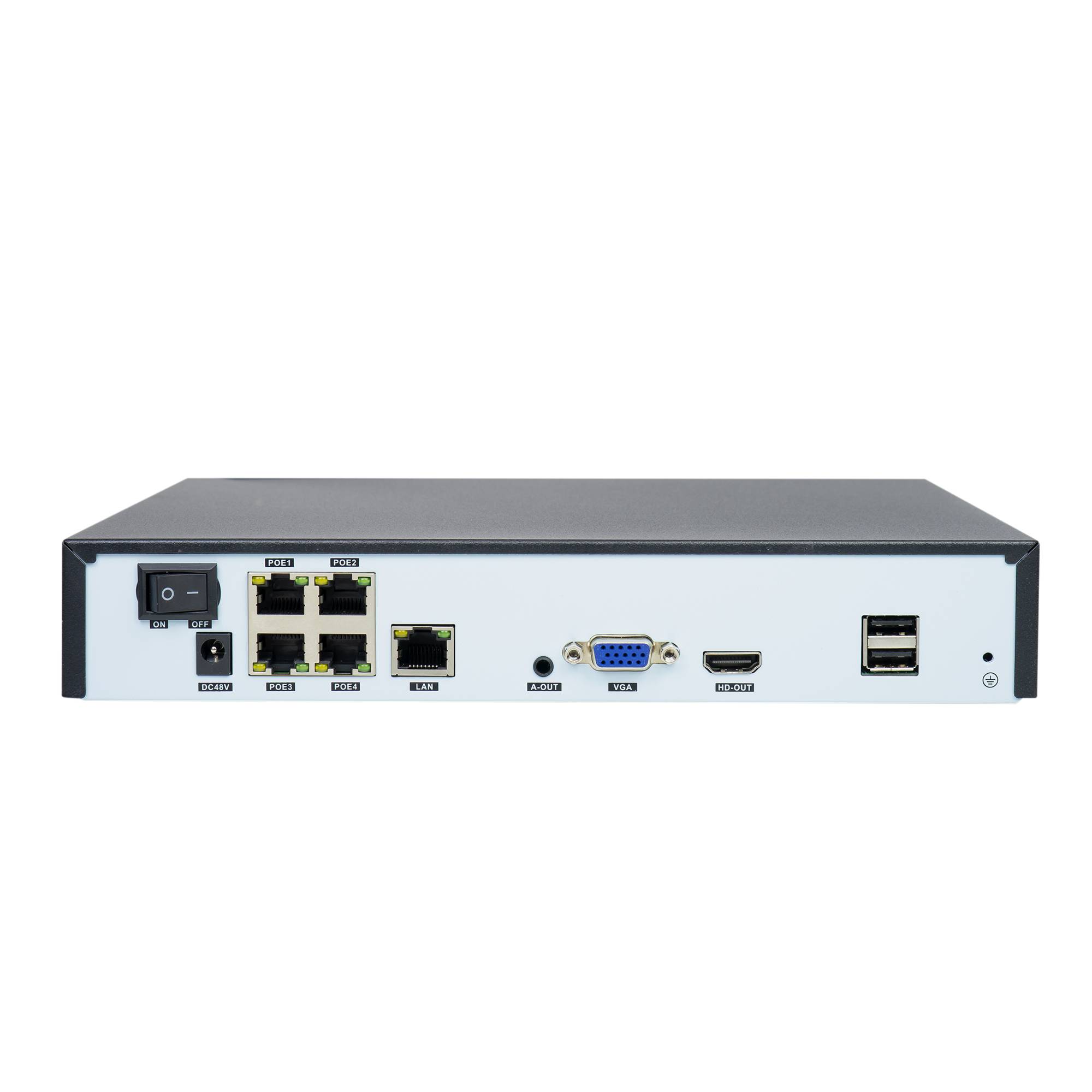 PNI House IPMAX POE 3 Videoüberwachungskit, NVR mit 4 POE-Ports, ONVIF und 4 Kameras mit IP 3MP, Outdoor, Power over Ethernet, Chiperkennung