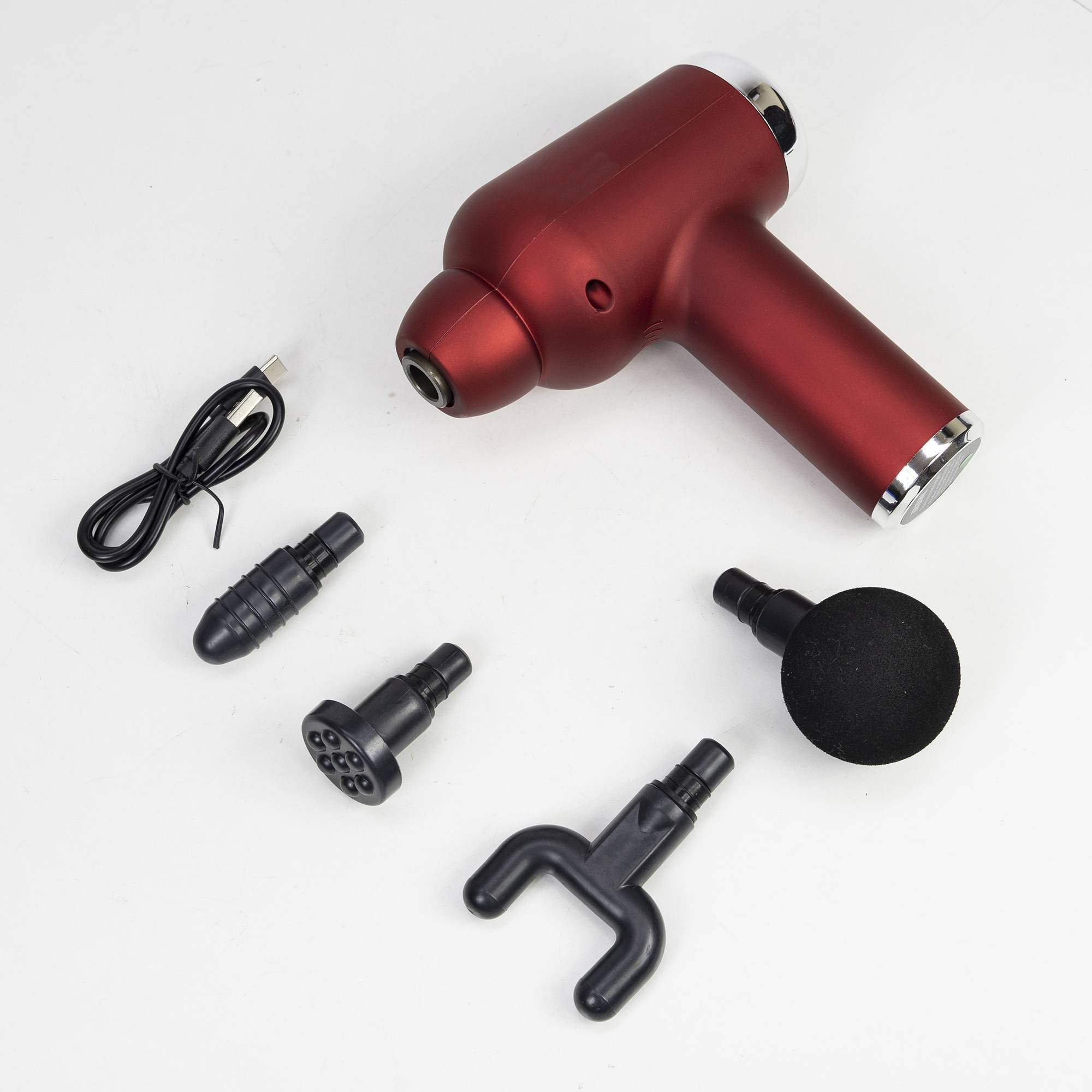 PNI FG8118 Vibrationsmassagegerät 4 Massageköpfe, 6 Intensitätsstufen, 1200 mAh Akku inklusive