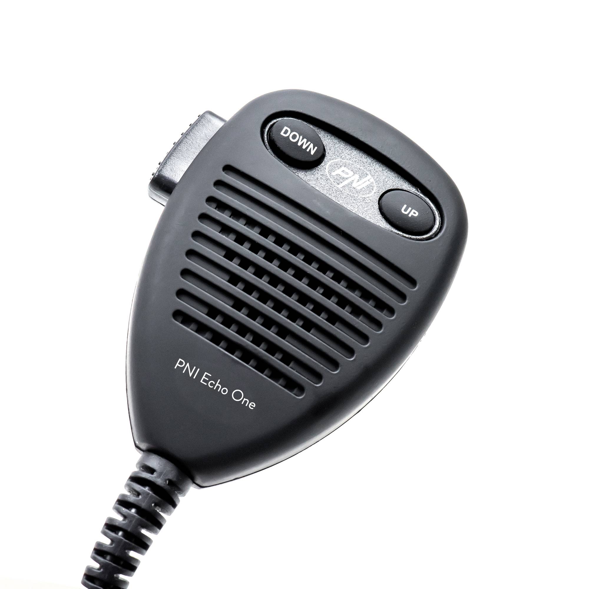 PNI Echo One-Mikrofon für PNI HP 6500 und PNI HP 7120 mit einstellbarem Echomodus und programmierbarem Roger-Piepton, kompatibel mit jedem