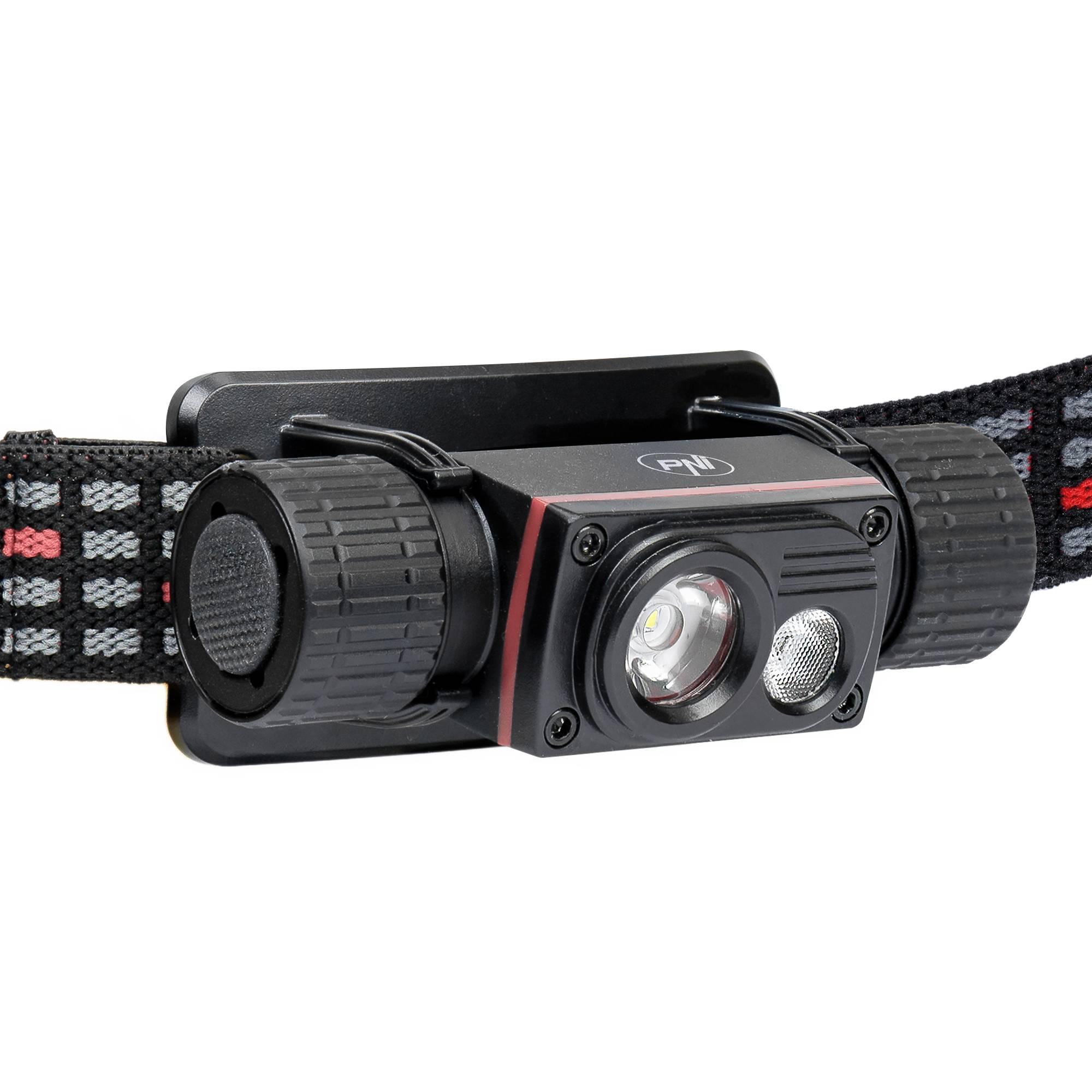 PNI Adventure F80 Dual-LED-Stirnlampe, 1000 lm, 6 W, 2200 mAh, IP68