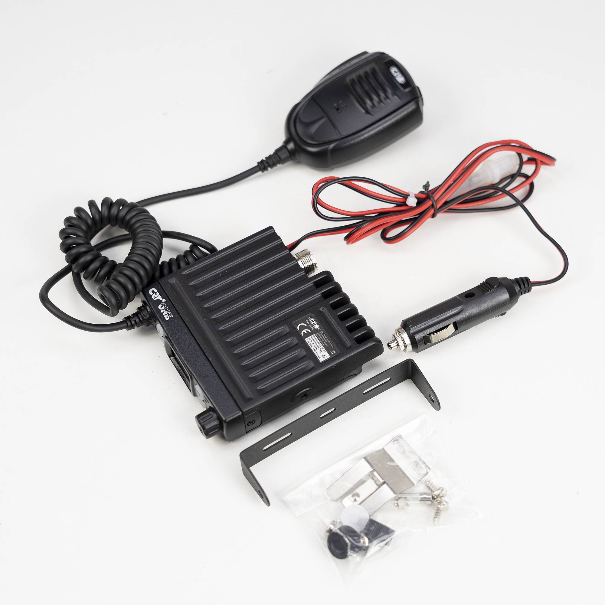 CB CRT One V-Radiosender mit Vox, S-Meter, 4 W, ASQ, 12 V, HF-Verstärkung