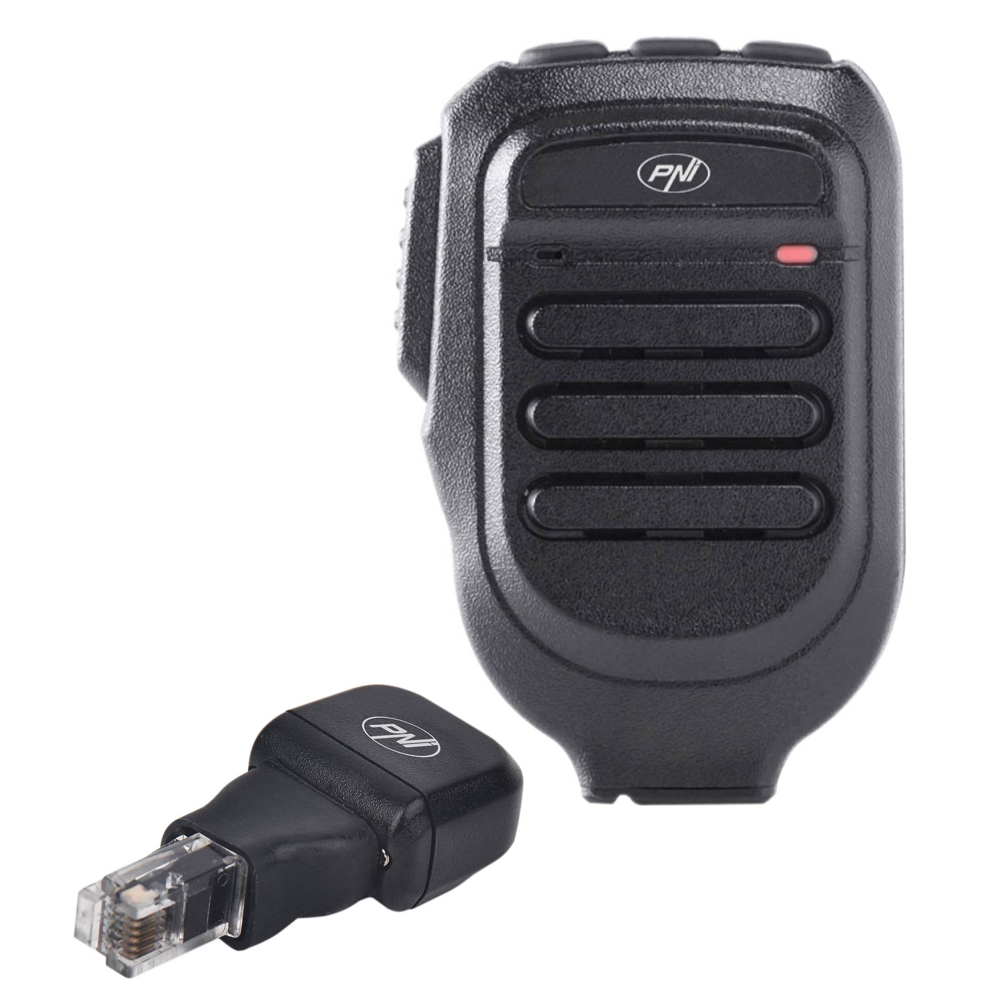 Mikrofon und Dongle mit Bluetooth PNI Mike 65, zweikanalig, kompatibel mit PNI HP 6500, PNI HP 6550, PNI HP 7120
