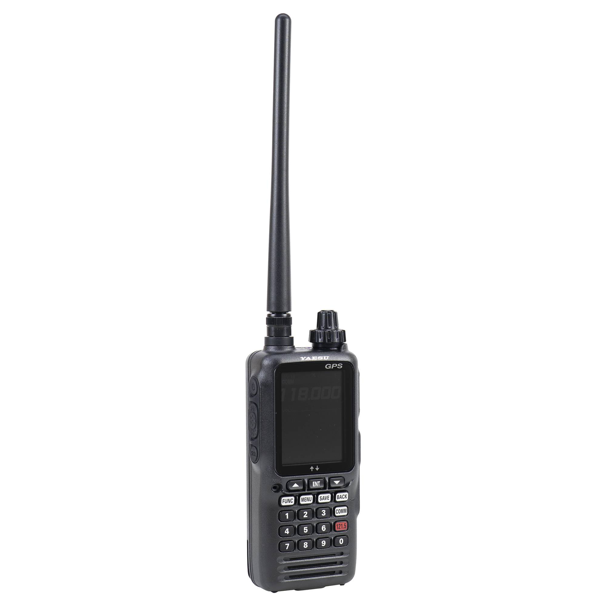 Yaesu FTA850L tragbares UKW-Funkgerät für die Luftfahrt 118.000–136.992 MHz, 66 Kanäle, 2200 mAh, IPX5