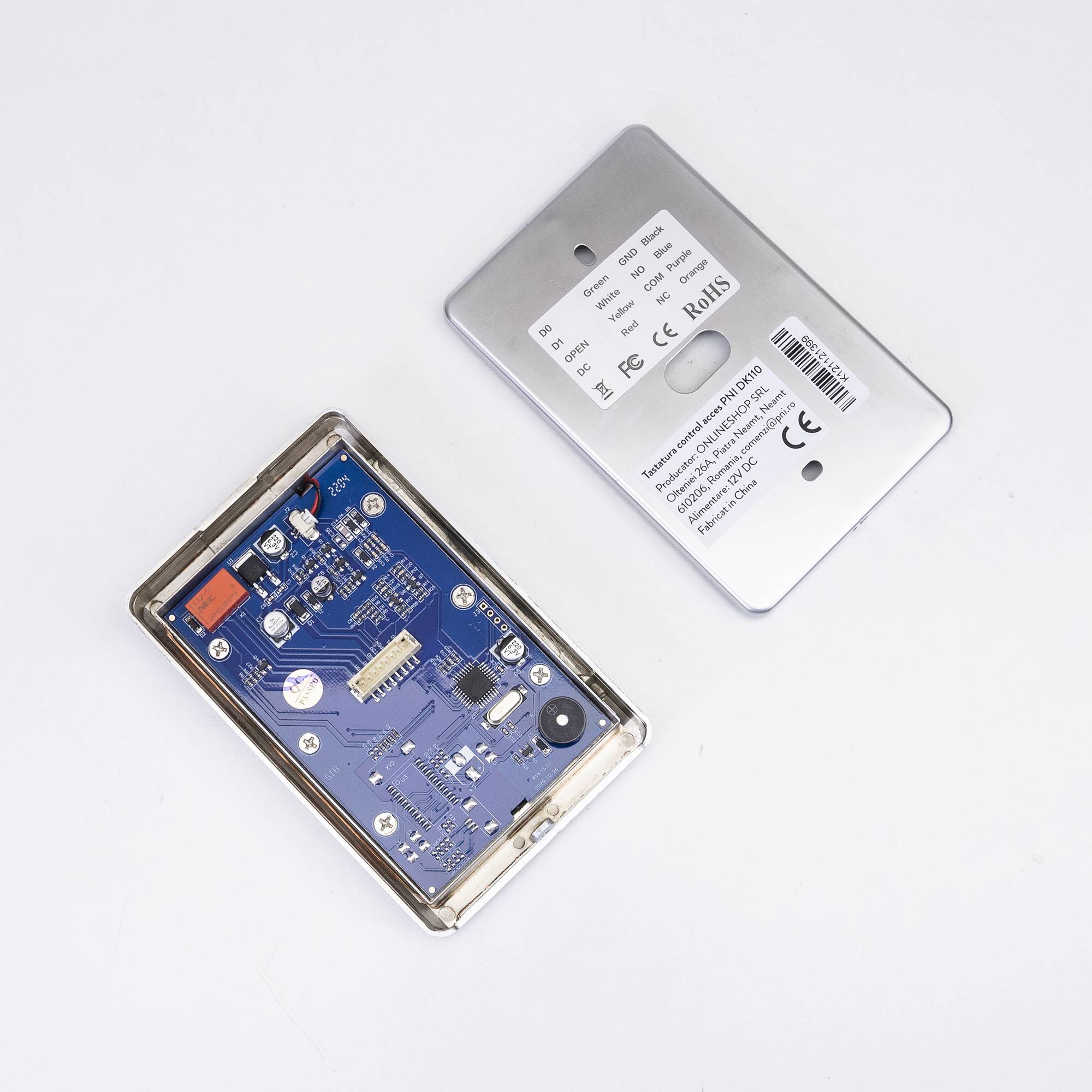 PNI DK110 Standalone-Zugangskontrolltastatur, Außen- und Innenbereich, IP54