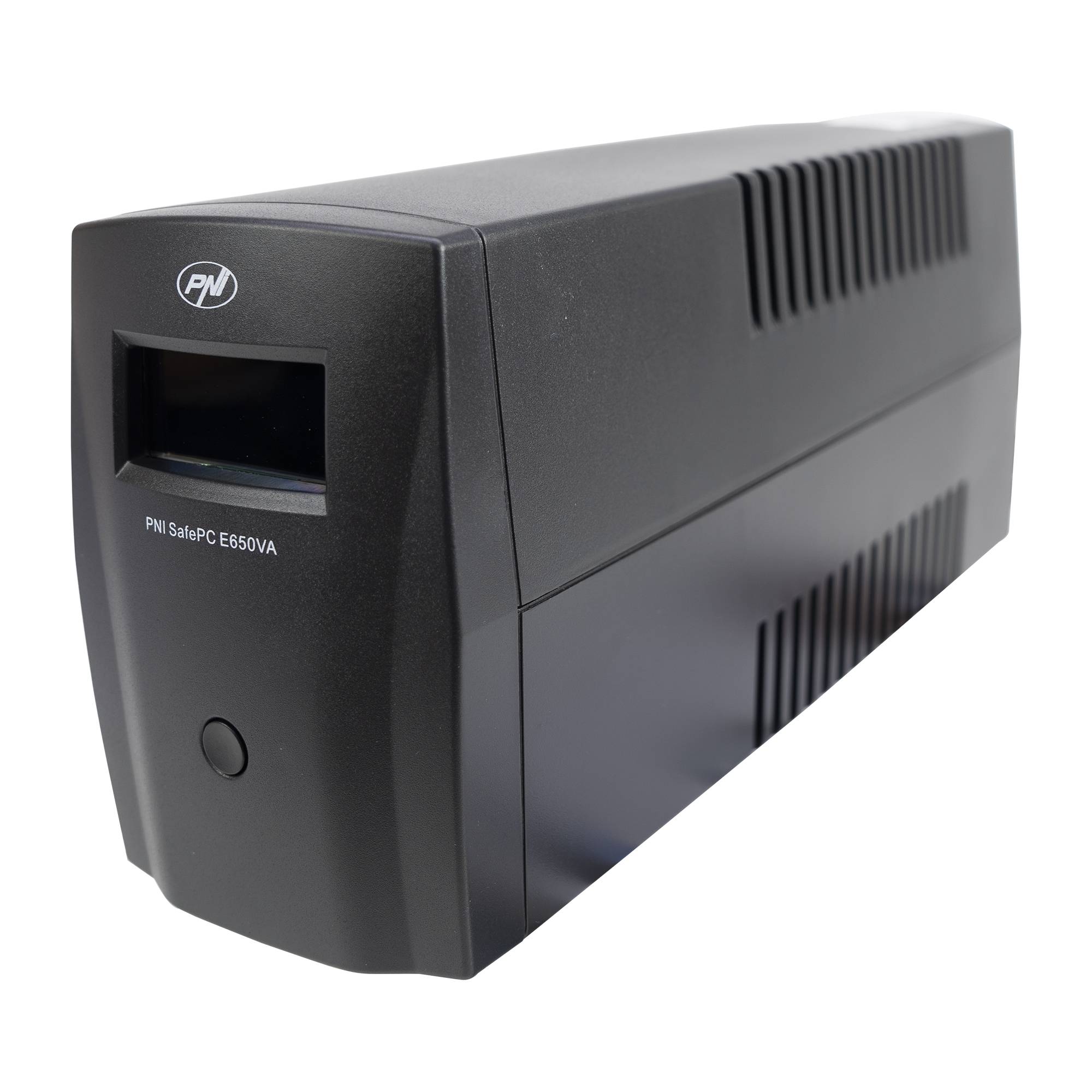 USV PNI SafePC E650VA, Leistung 390 W, 1,8 A, Ausgang 2 x 230 V, LCD-Bildschirm, Batterie 7,2 A im Lieferumfang enthalten