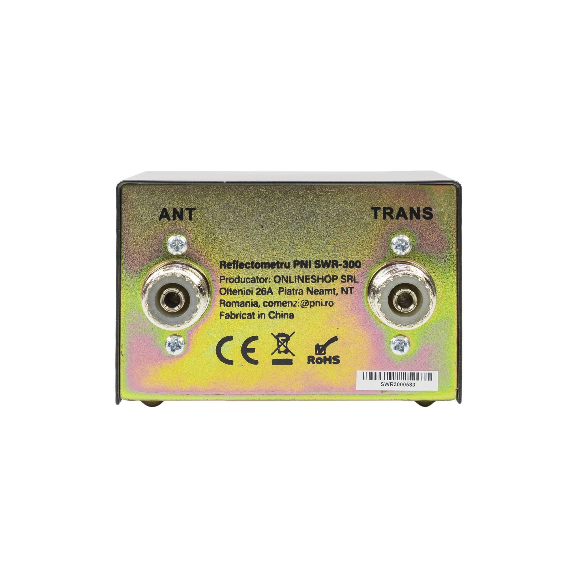 Reflektometer PNI SWR-300 PWR-SWR-Messgerät zur Messung des SWR von Radioantennen im Frequenzbereich 26–30 MHz und der Leistung von CB-Radiosendern