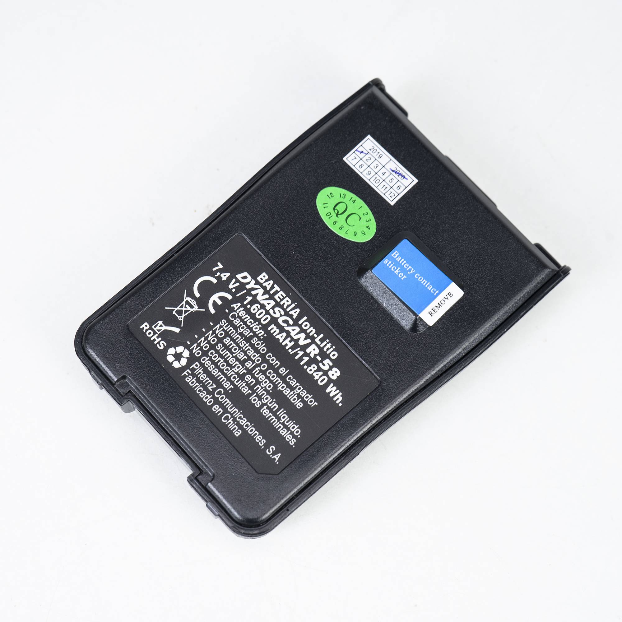 Akku für tragbaren Radiosender PMR PNI Dynascan R-58, Li-Ion, 1600mAh