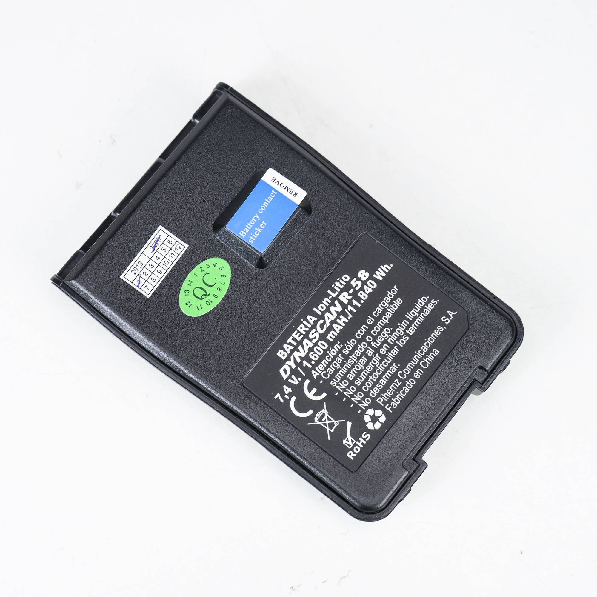 Akku für tragbaren Radiosender PMR PNI Dynascan R-58, Li-Ion, 1600mAh