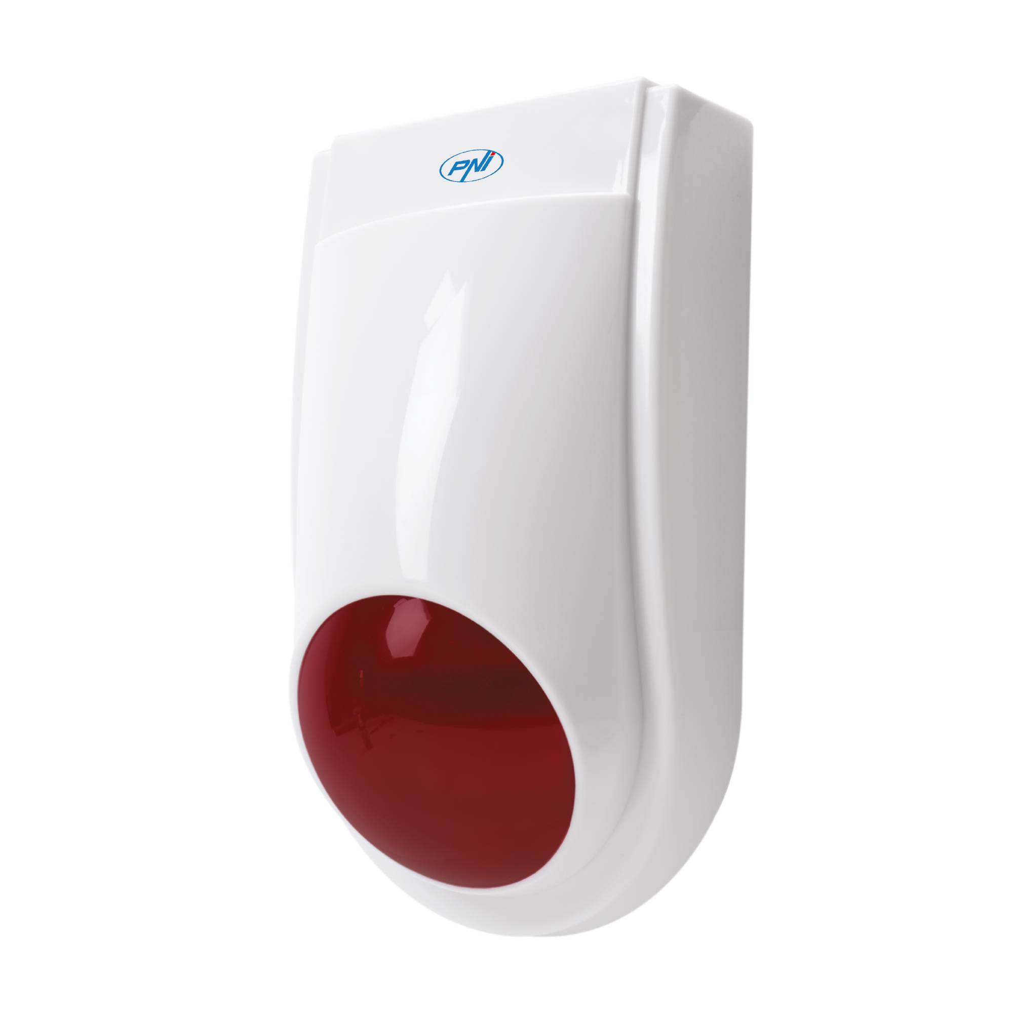 PNI SafeHouse HS007LR Funk-Außensirene, mit Batterie und Netzteil, für PNI HS600 und HS650 Funkalarmsysteme