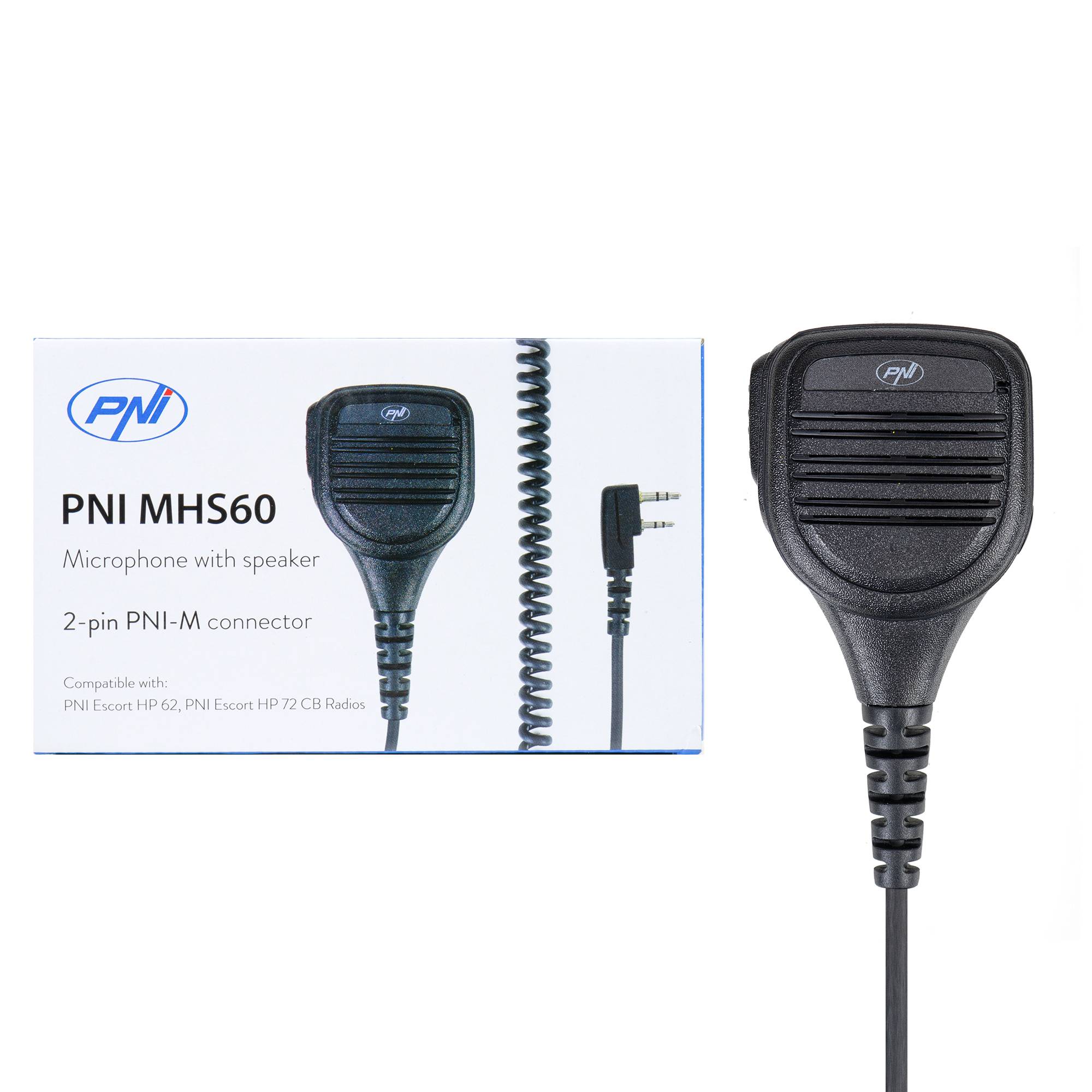 Mikrofon mit PNI MHS60 Lautsprecher mit 2 Pins Typ PNI-M