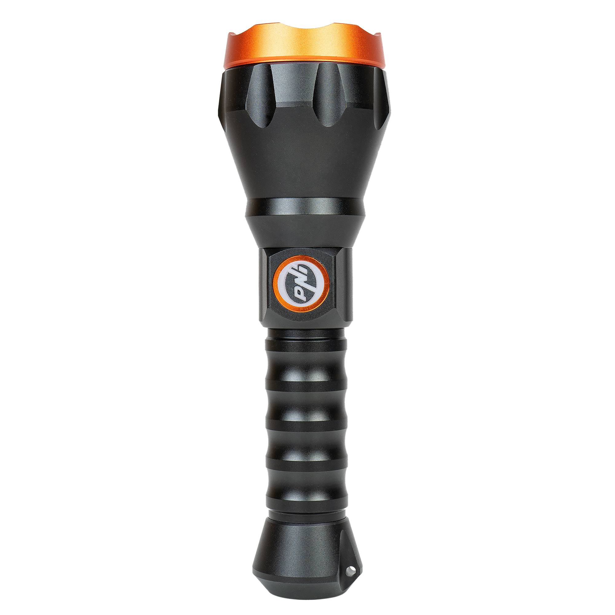 PNI Adventure F550 Crystal LED-Taschenlampe, 10W, Aluminium, 2500lm, bis 700m, IPX6, 4000mAh Akku enthalten, USB Typ-C Aufladung