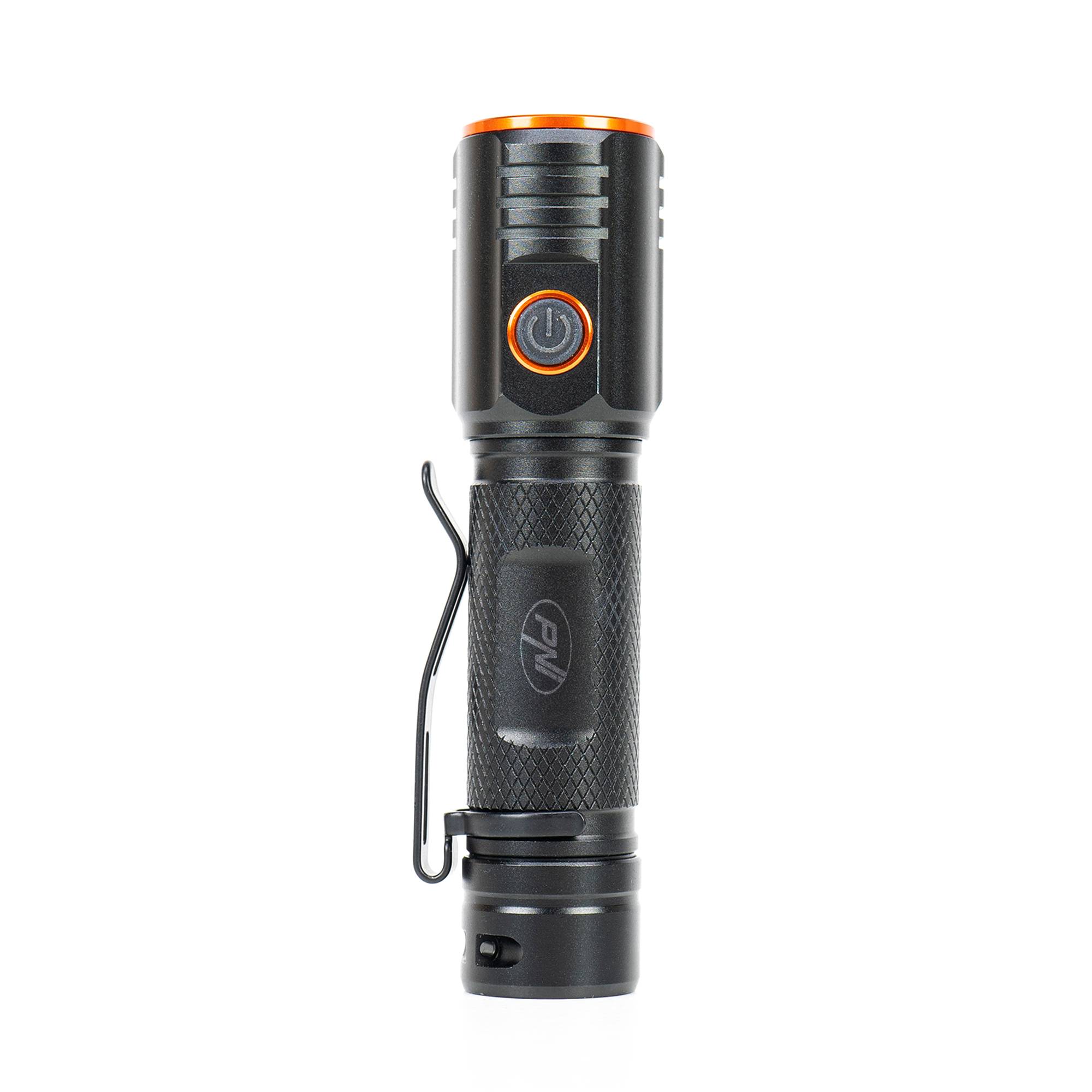 PNI Adventure F650 LED-Taschenlampe mit 20W LED, 2000lm, Aluminium, IPX6, Akku enthalten, USB-C-Ladefunktion