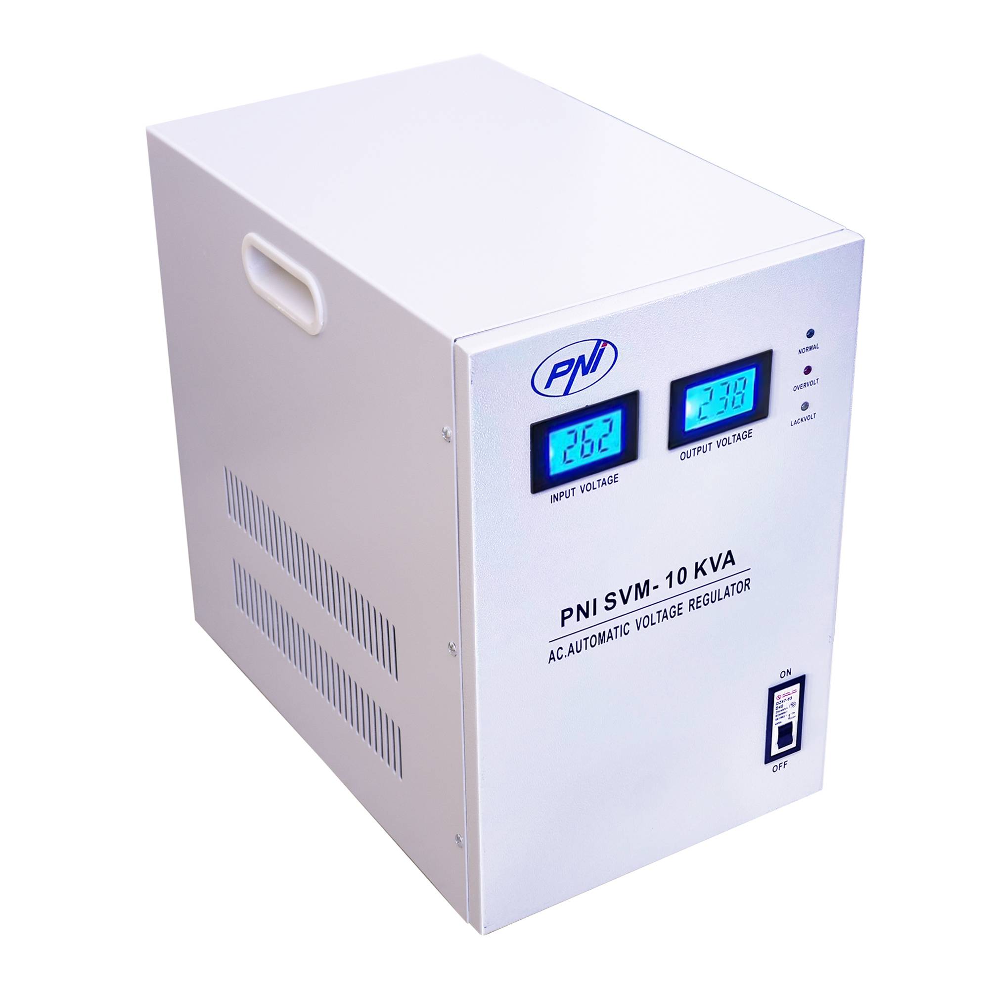 Einphasiger Spannungsstabilisator PNI SVM-10K mit Servomotor 10000VA, 8000W, Ausgang 230V