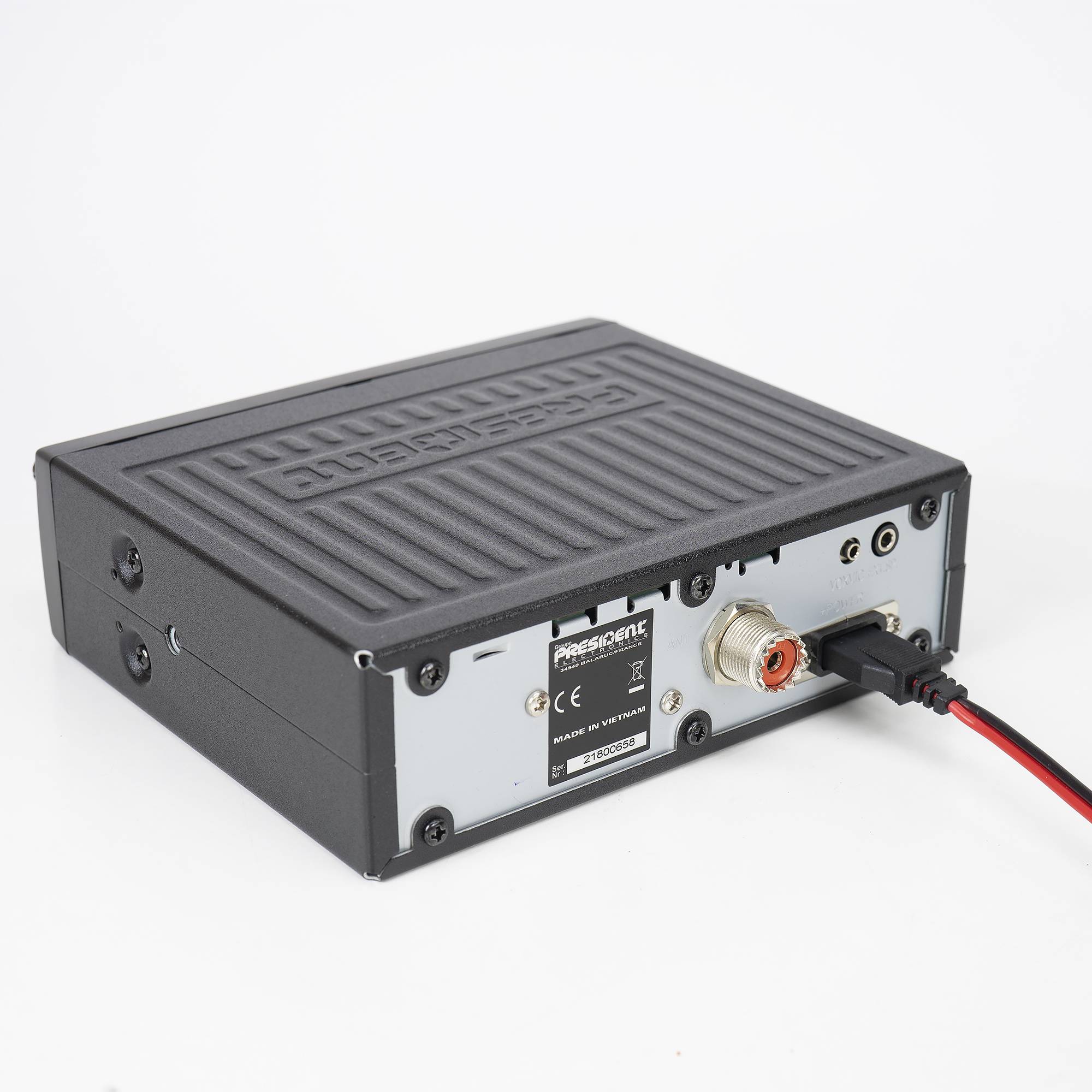 PNI-Stromkabel mit 3 Pins und 5A-Sicherung für CB-Radiosender, Länge 200 cm