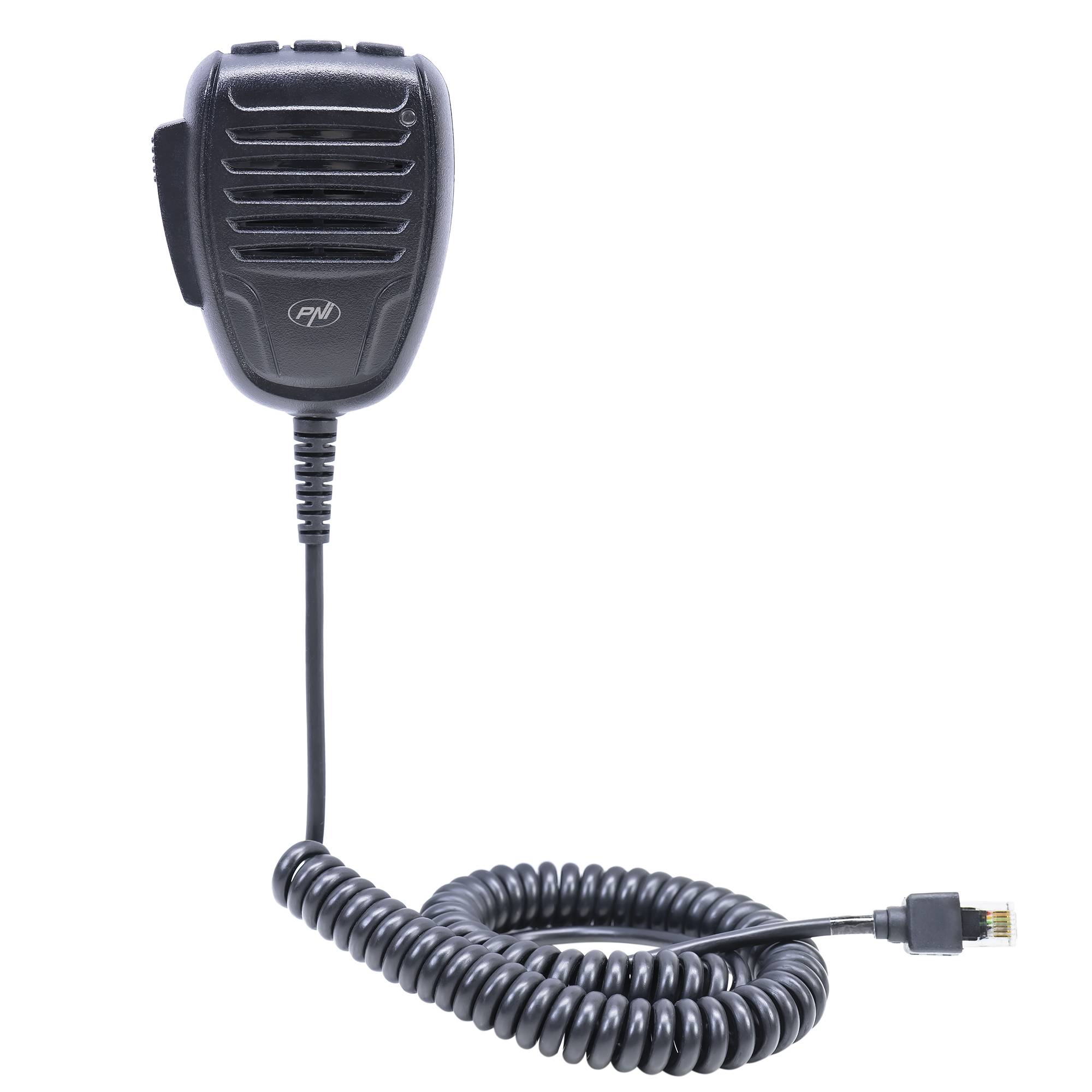Mikrofon PNI VX6500 mit VOX-Funktion, mit RJ11-Stecker, für CB-Funkstationen PNI HP 6500 und PNI HP 7120